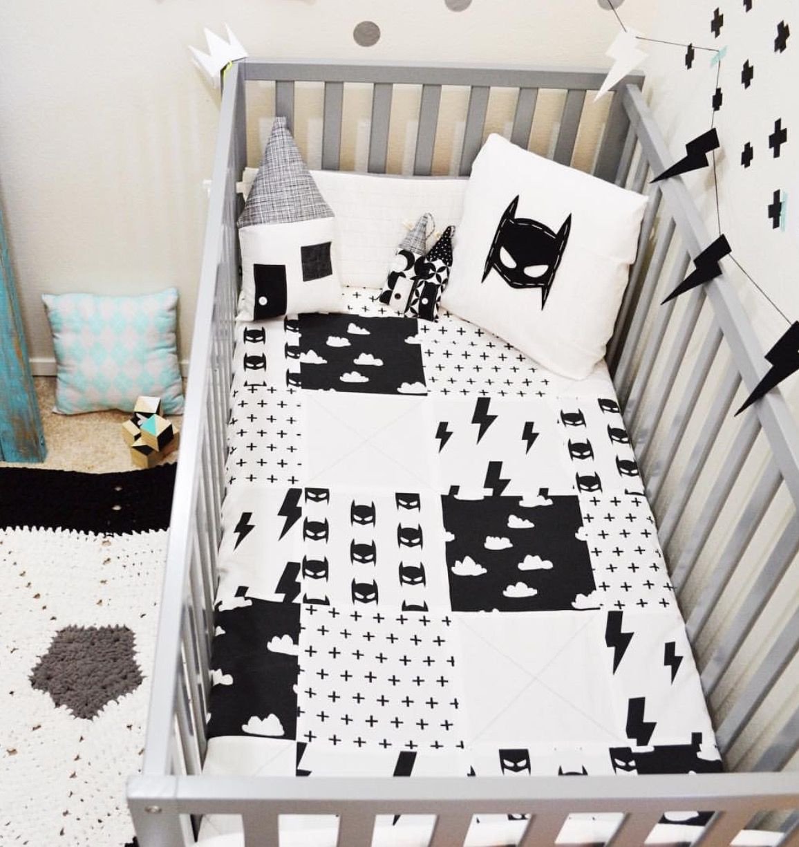 Baby Boy Bedroom theme Fresh Batman Bed Set Little Boys Room