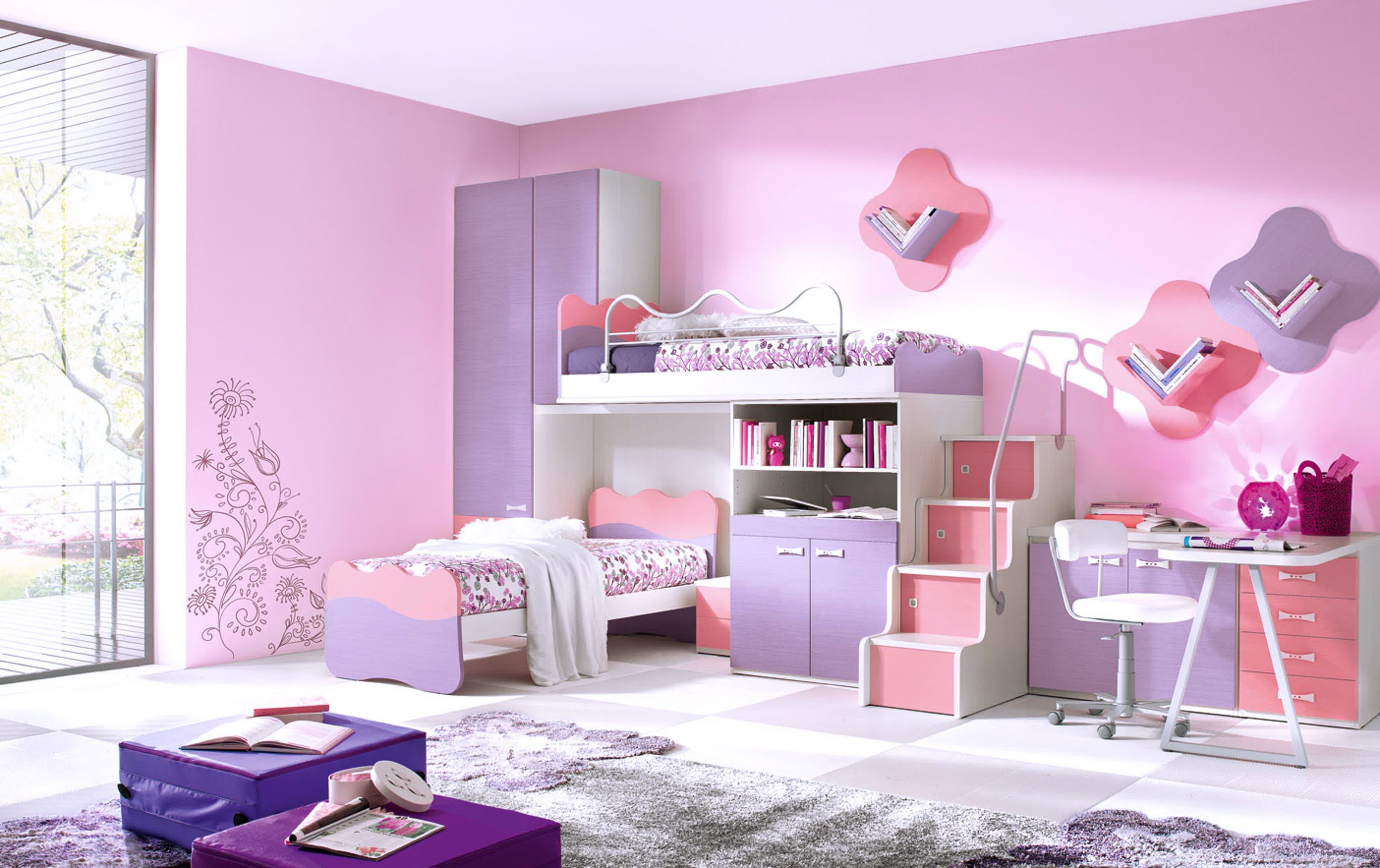 Baby Girls Bedroom Set Lovely 35 Pink Girly Bedroom Color Schemes that Will Make