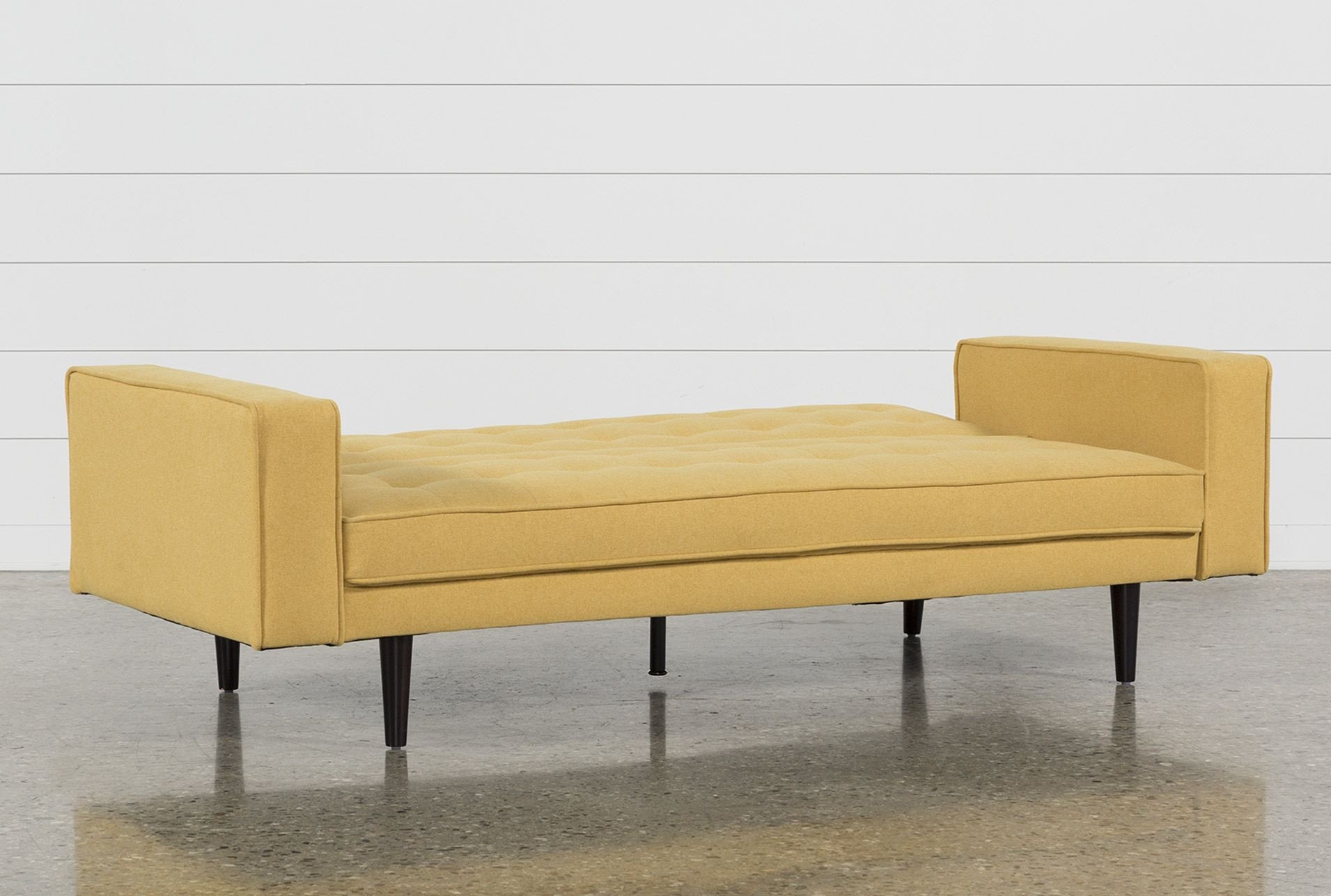 Bedroom Bench with Back Beautiful Petula Mustard Convertible sofa Bed Yellow $395