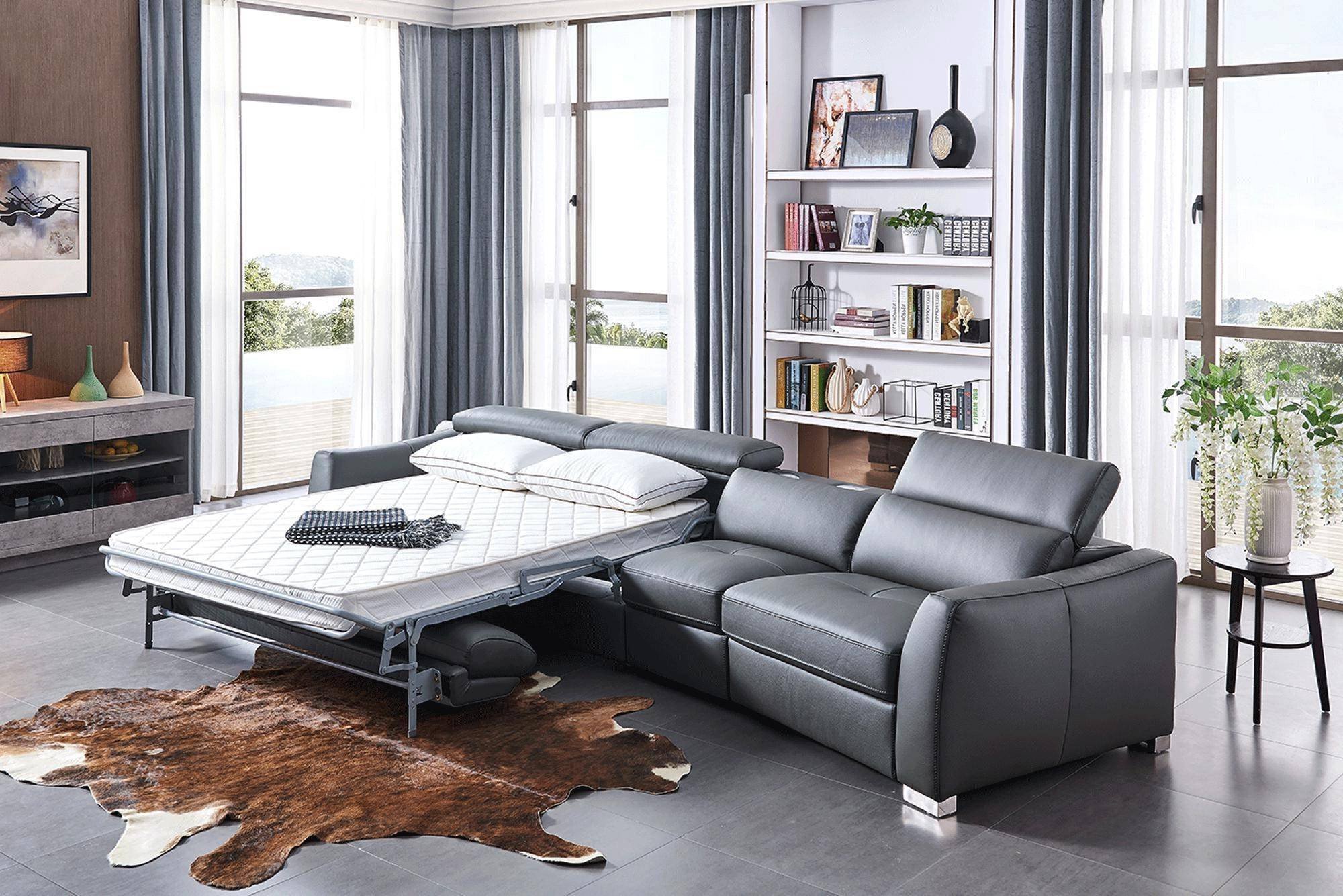 Bedroom Benches for Sale Unique Esf 312 Dark Grey Sectional W Bed and Electric Recliner