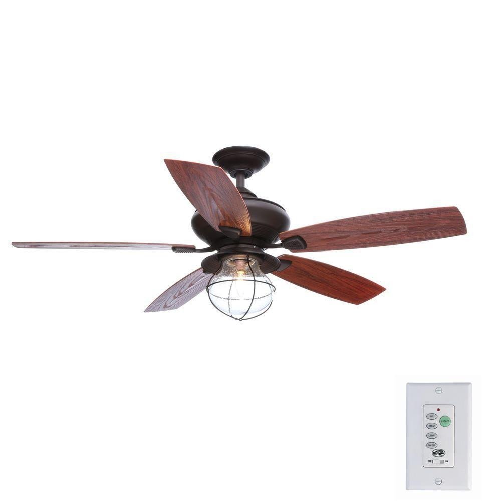 Bedroom Ceiling Fans with Light Luxury Hampton Bay Sailwind Ii 52 In Indoor Outdoor Oil Rubbed Bronze Ceiling Fan with Wall Control and Light Kit