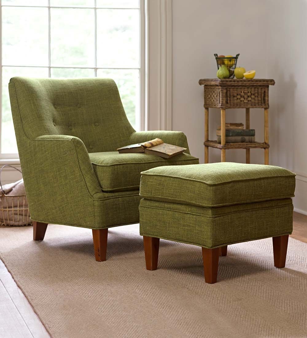 Bedroom Chair with Ottoman Unique Emily Upholstered Chair and Ottoman Set Chairs