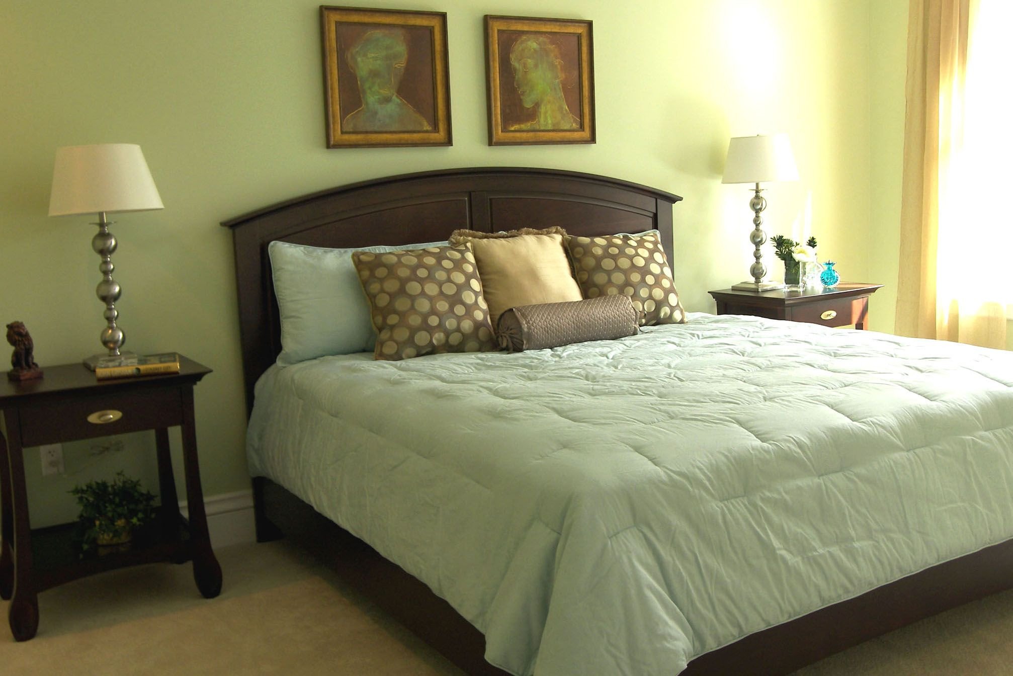 Bedroom Colors with Brown Furniture Luxury Brown Bedroom Green Bedding the Move Interiors