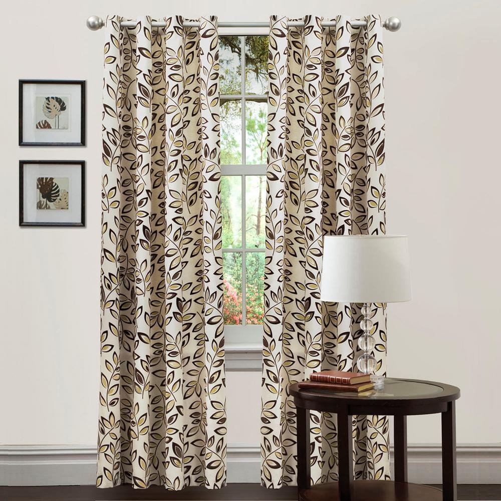 Bedroom Curtain Ideas Small Windows Awesome Lush Decor Ventura Window Panels Taupe 84 In X 50 In