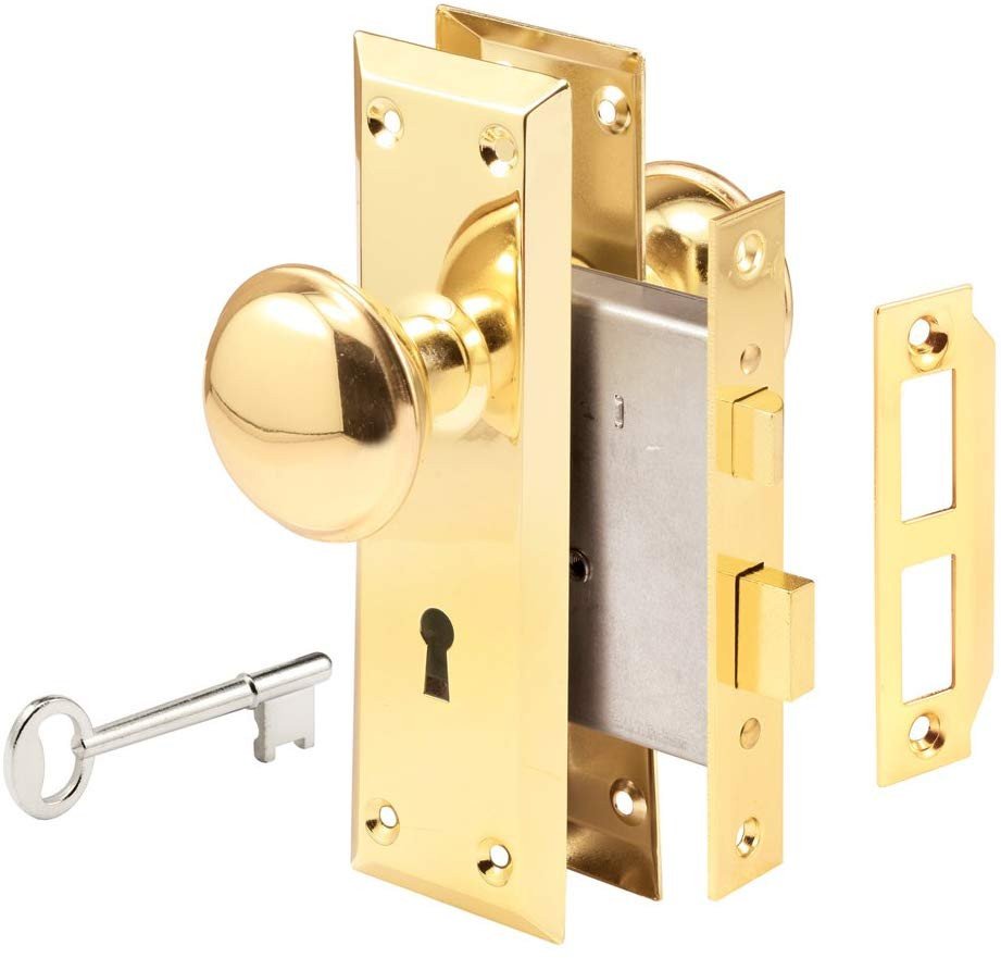 Bedroom Door Handle with Lock Unique Prime Line Products E 2293 Mortise Lock Set 1 3 8&quot; X 1 3 4&quot; Brass