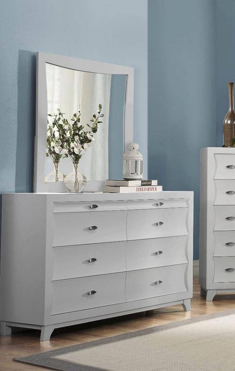 Bedroom Dressers and Chests Inspirational Homelegance 2262kw 1ck Zandra Pearl White Wood Cal King