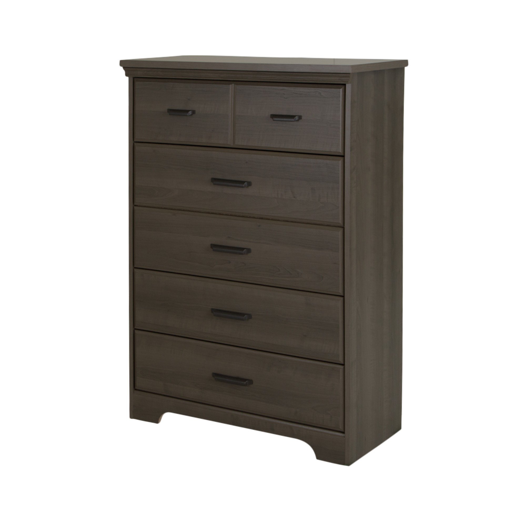 Bedroom Dressers and Chests Luxury Versa 5 Drawer Chest Gray Maple south Shore Grey