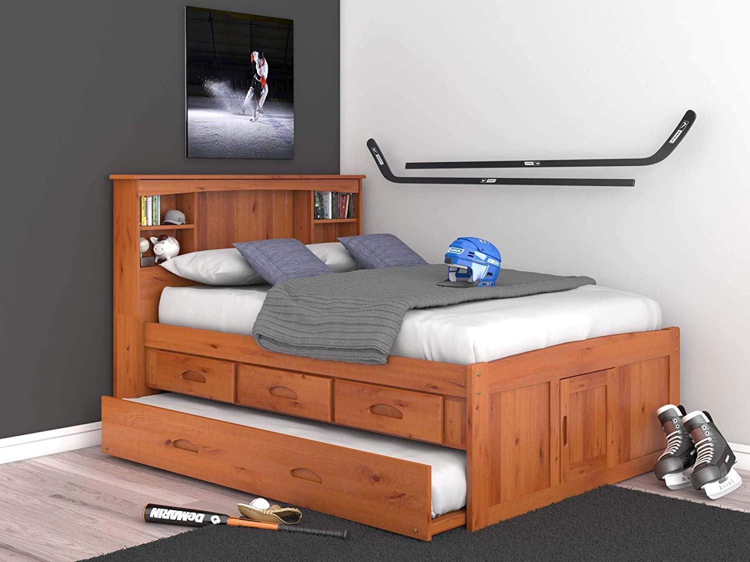 Bedroom Furniture Hardware Replacement New Amazon Discovery World Furniture Full Captains Bed