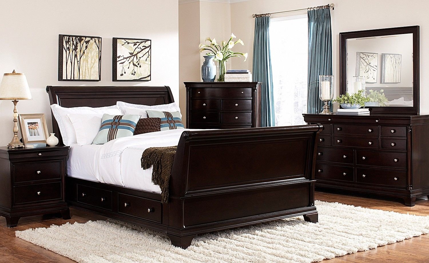 Bedroom Furniture Set King Awesome Lakeshore Bedroom 7 Pc Queen Storage Bedroom Furniture