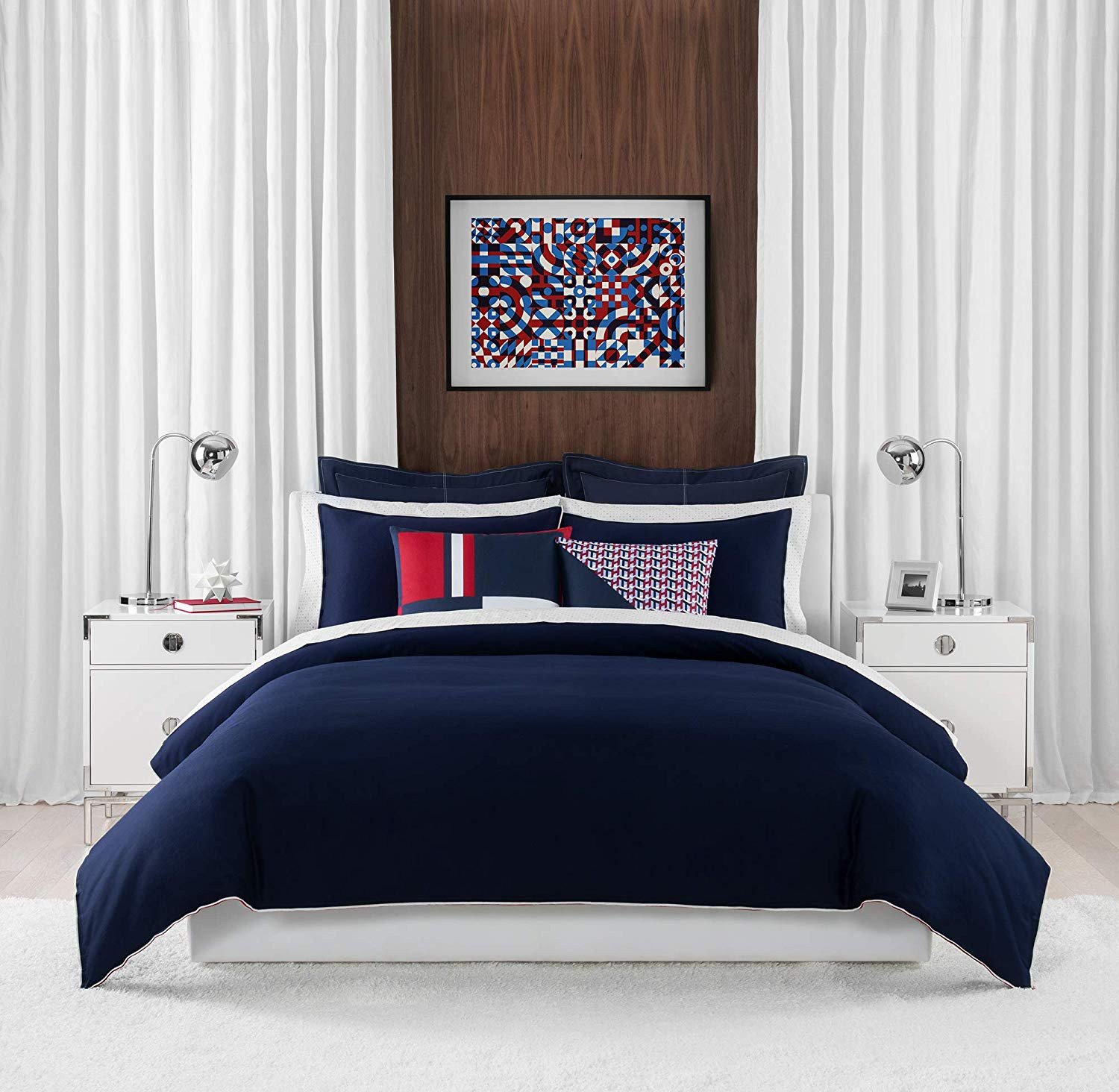 Bedroom In A Bag with Curtains Elegant Amazon tommy Hilfiger Classic Pique Bedding Collection