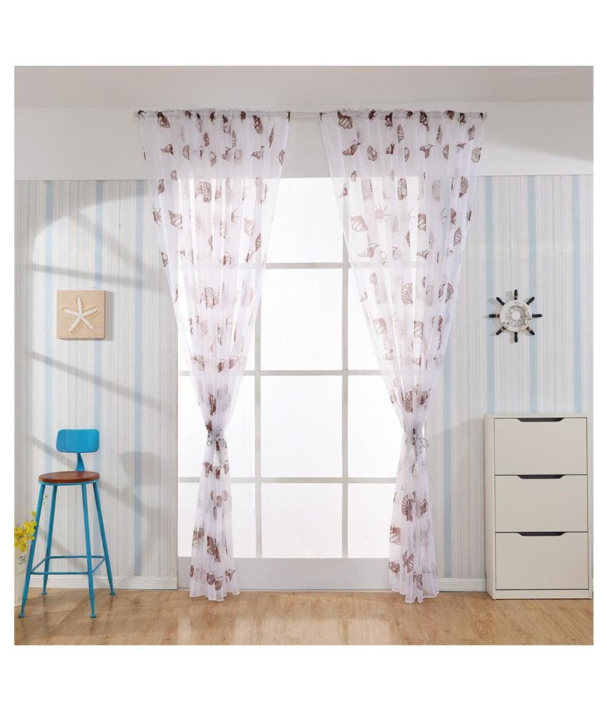 Bedroom In A Bag with Curtains Elegant Sea Snail Print Blackout Curtains Living Room Window Drapes