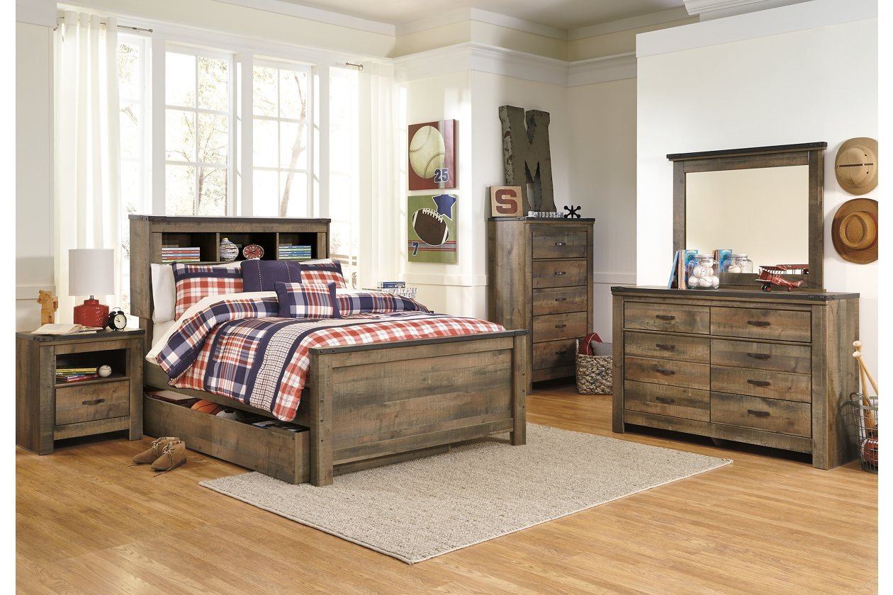 Bedroom Set ashley Furniture Inspirational Trinell Full Bookcase Headboard