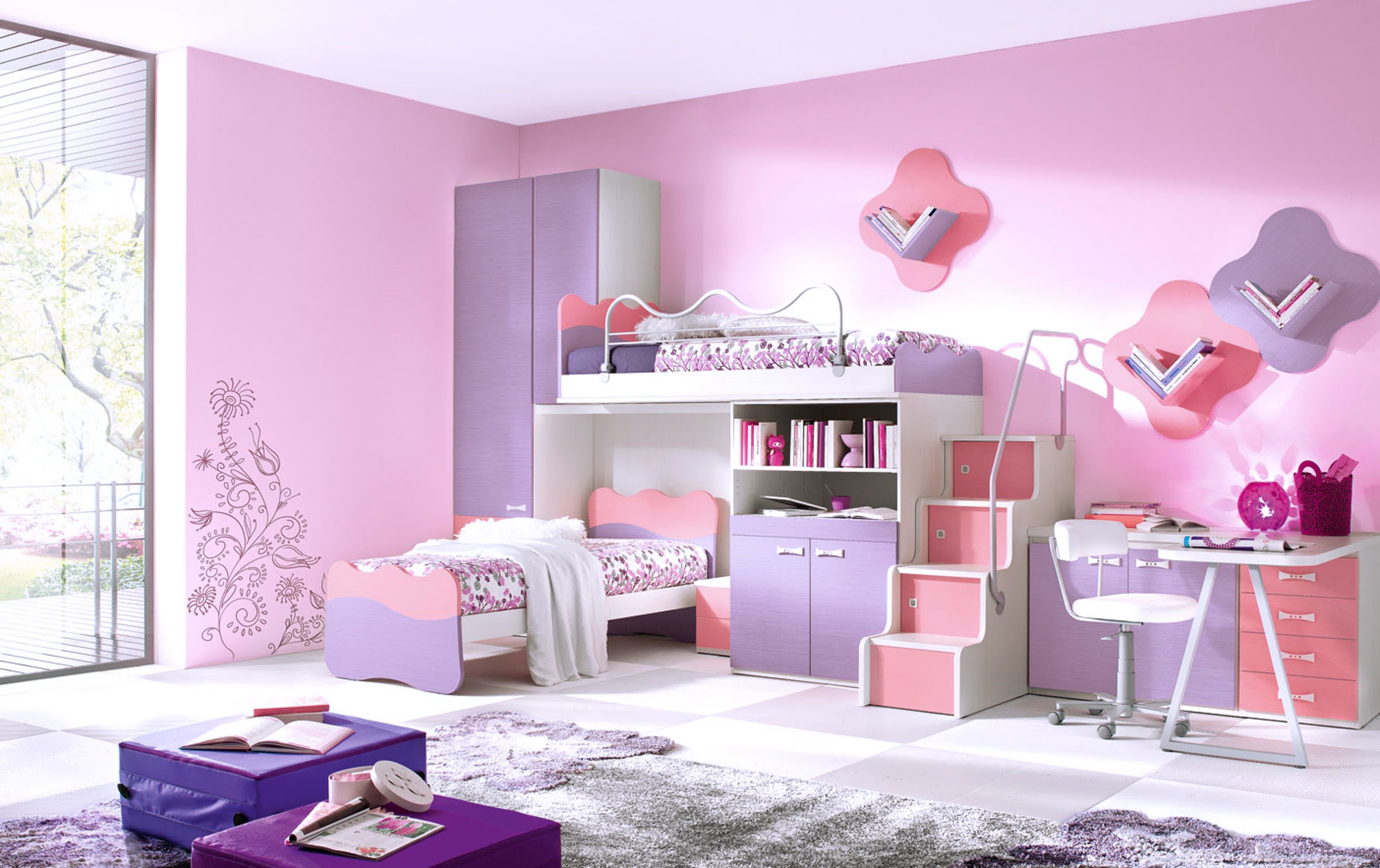 Bedroom Set for Girl Awesome 35 Pink Girly Bedroom Color Schemes that Will Make