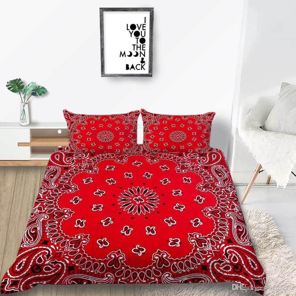 Bedroom Set for Girl Fresh Floral Bedding Set for Girl Classic Fashionable Red Vintage Duvet Cover King Queen Twin Full Single Double soft Bed Cover with Pillowcase Bedroom