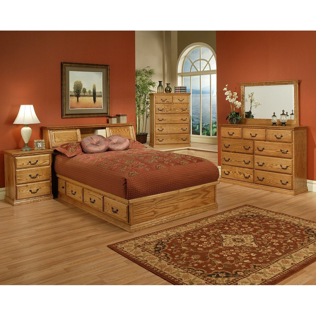 Bedroom Set with Mattress Included Fresh Traditional Oak Platform Bedroom Suite Queen Size