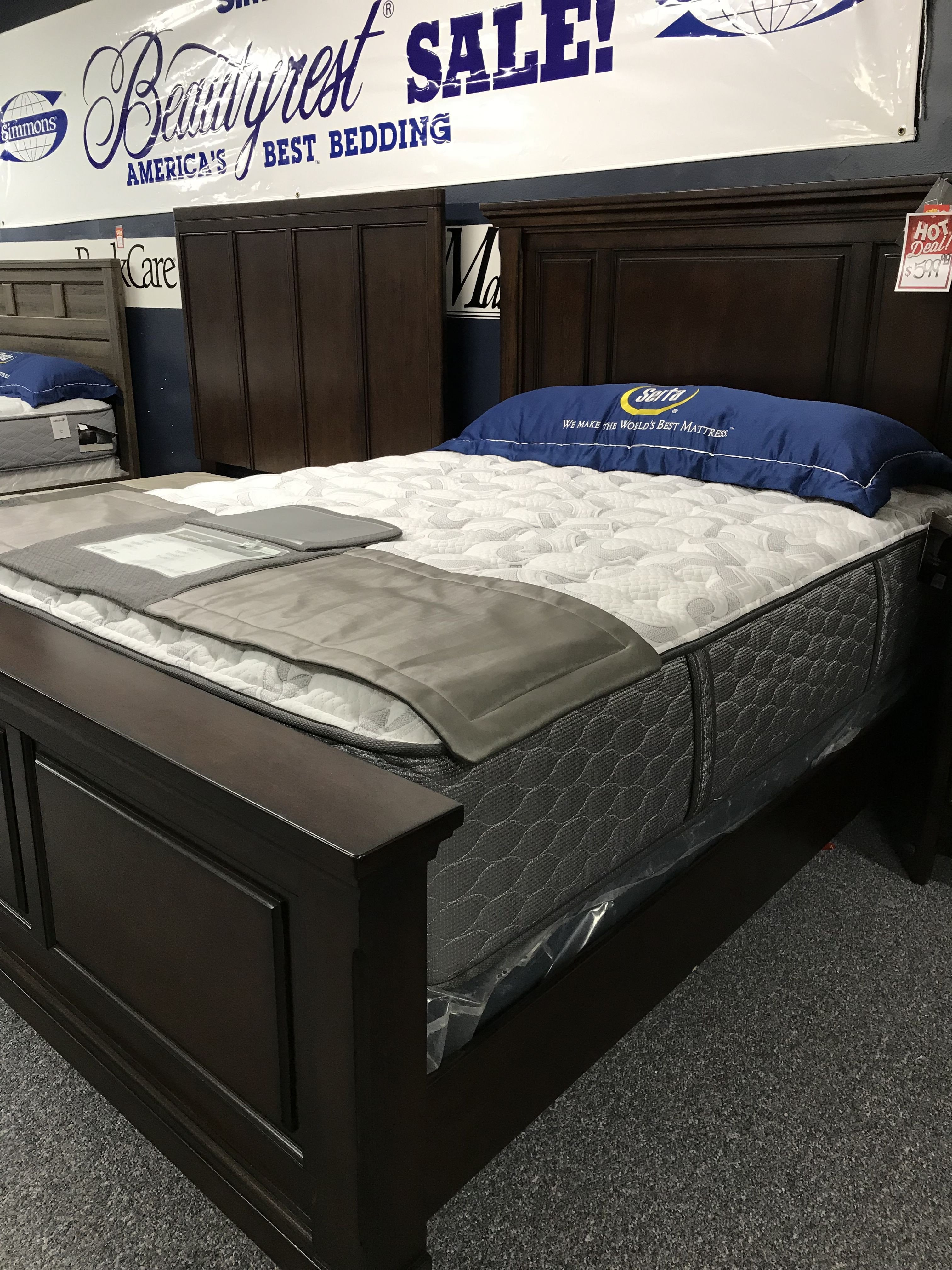 Bedroom Set with Mattress Luxury Serta Mattress Bed Bedroom Sleep Frame