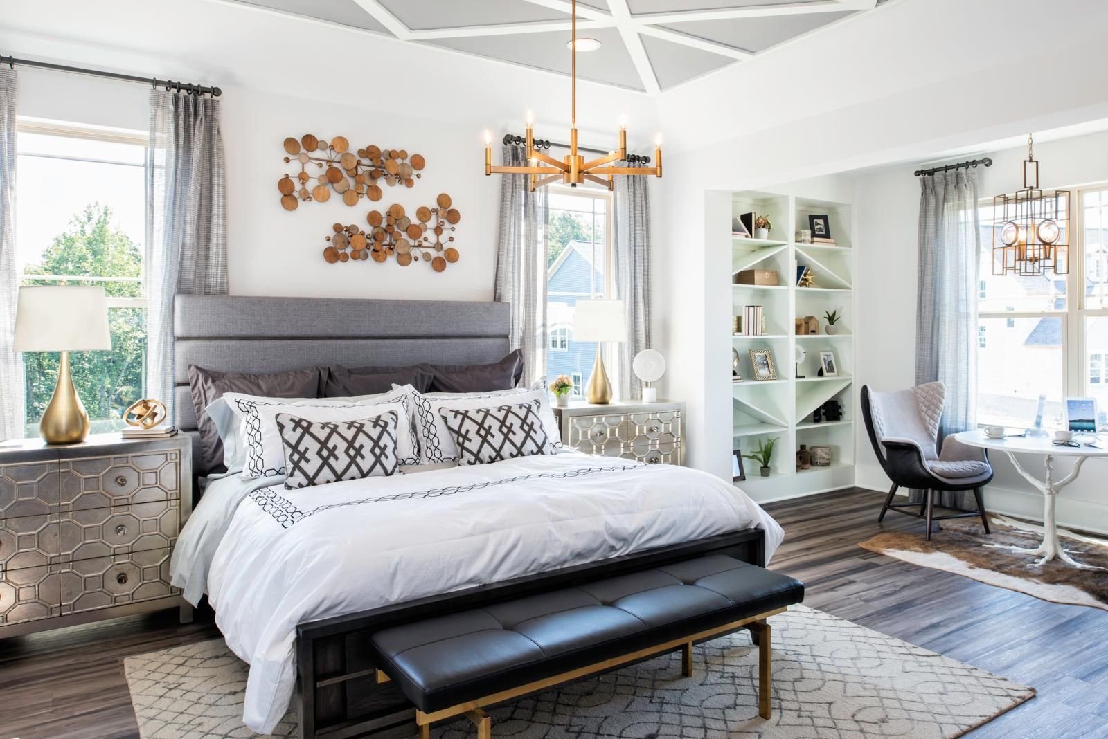 Bedroom Sitting area Ideas Lovely Drees Homes Rowan Master Bedroom with Sitting area