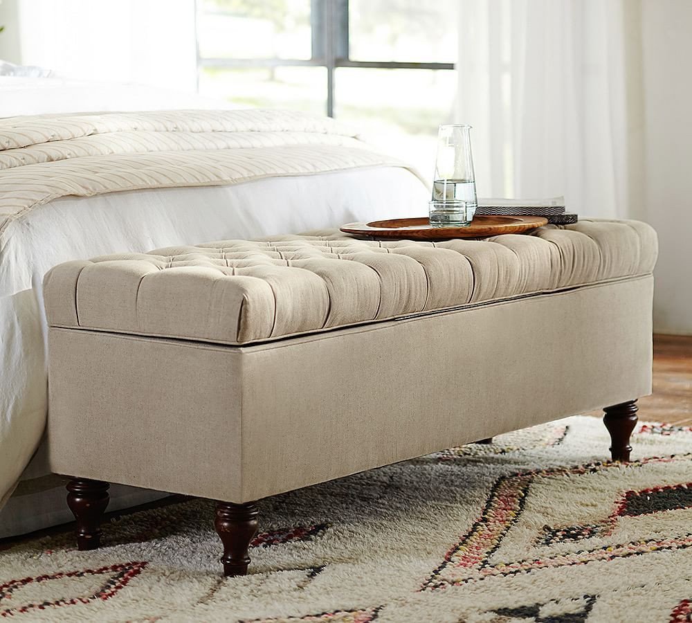 Bedroom Storage Bench Seat Awesome Lorraine Upholstered Tufted Storage Bench Chenille