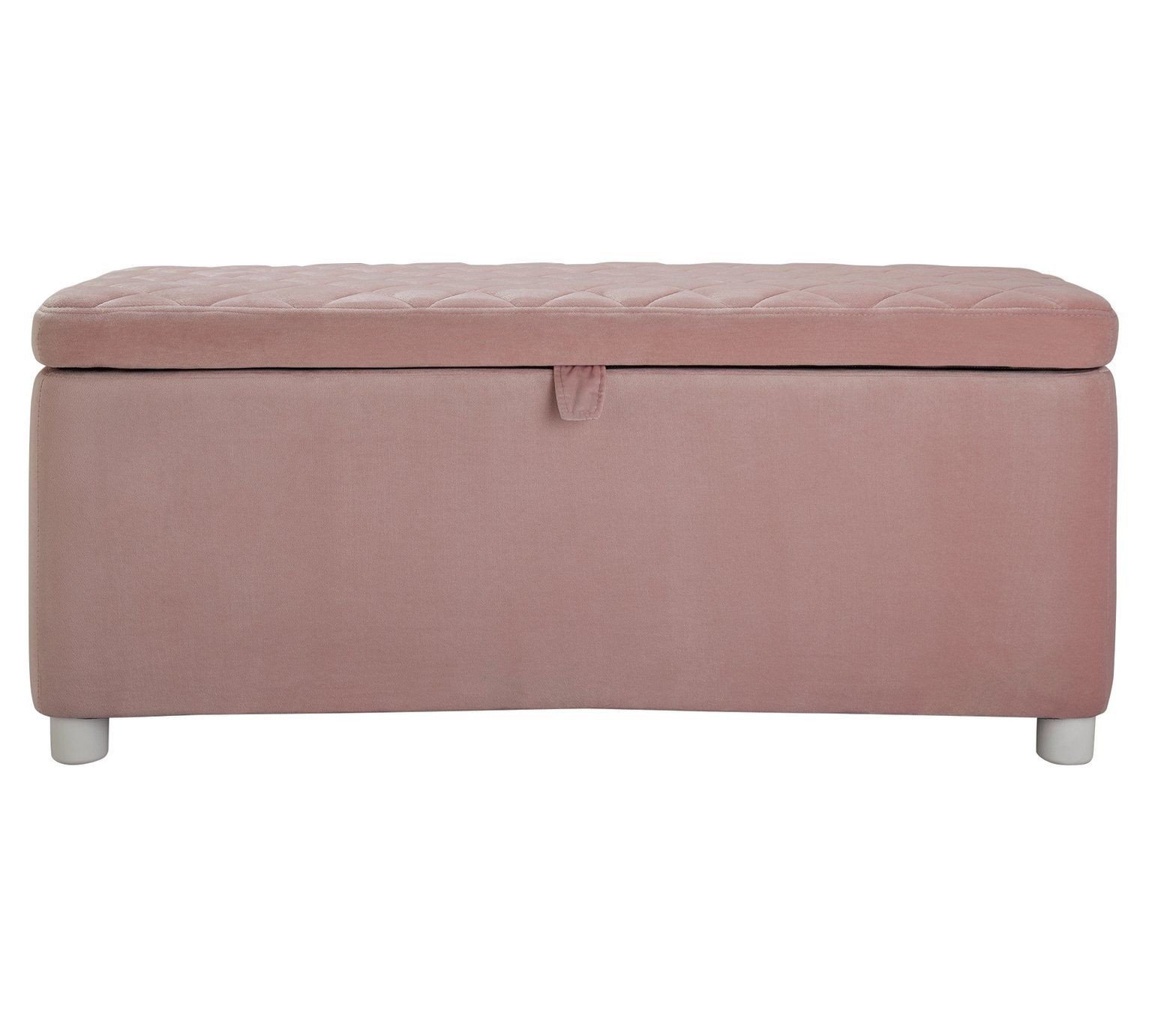Bedroom Storage Bench Seat Elegant Buy Argos Home Velvet Ottoman Blush Pink