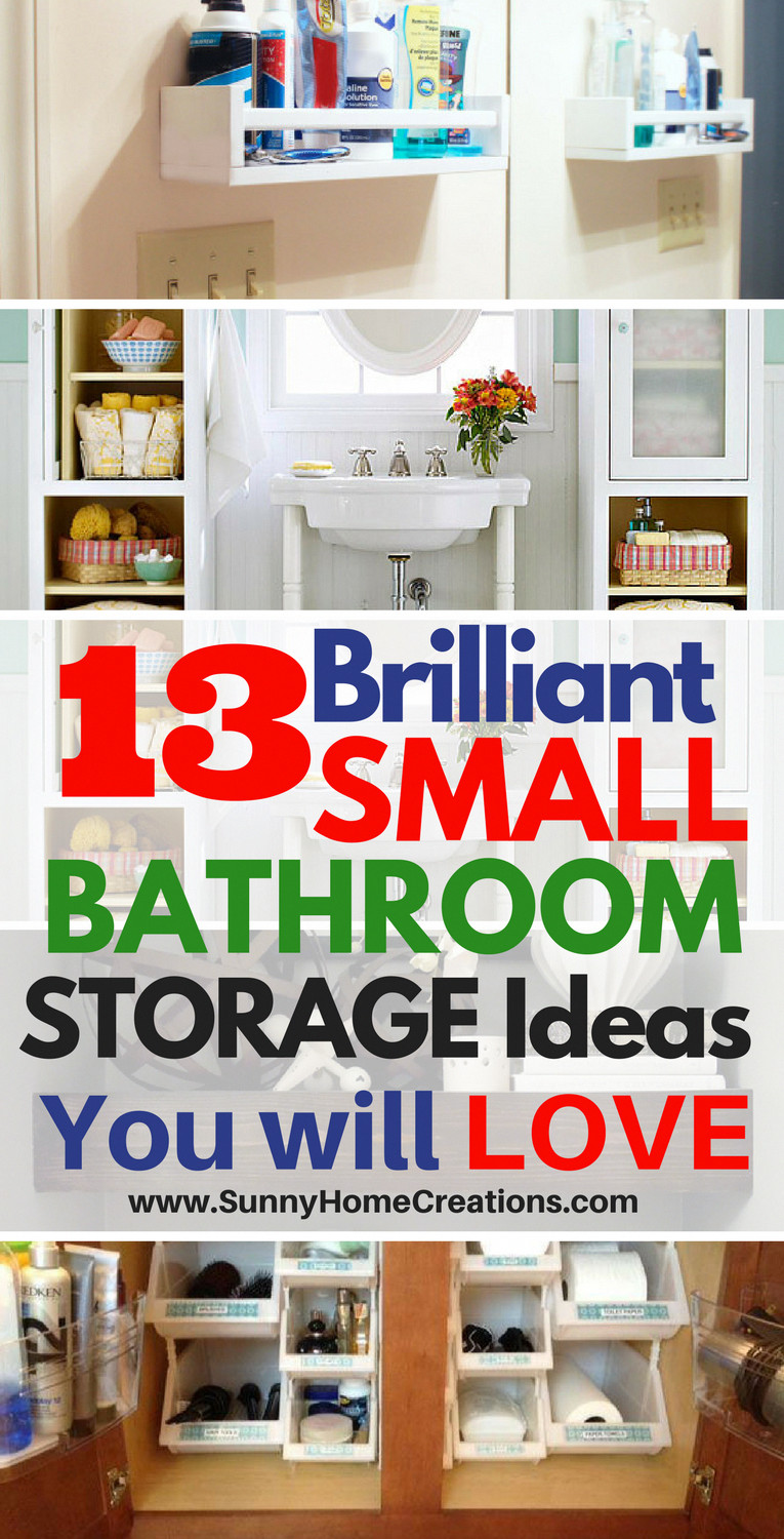 Bedroom Storage Ideas for Small Rooms New 13 Mind Blowing Small Bathroom Storage Ideas