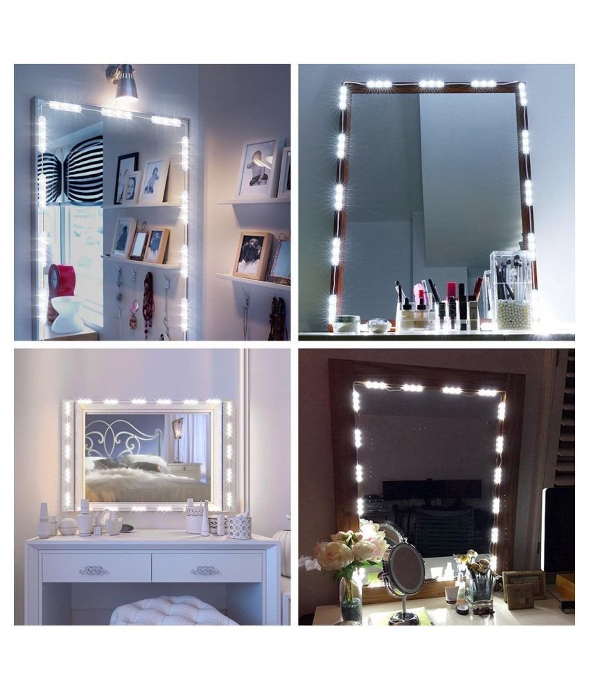 Bedroom Vanities with Light Awesome Dimmable 60 Led Vanity Light Kits Cosmetic Makeup Mirror