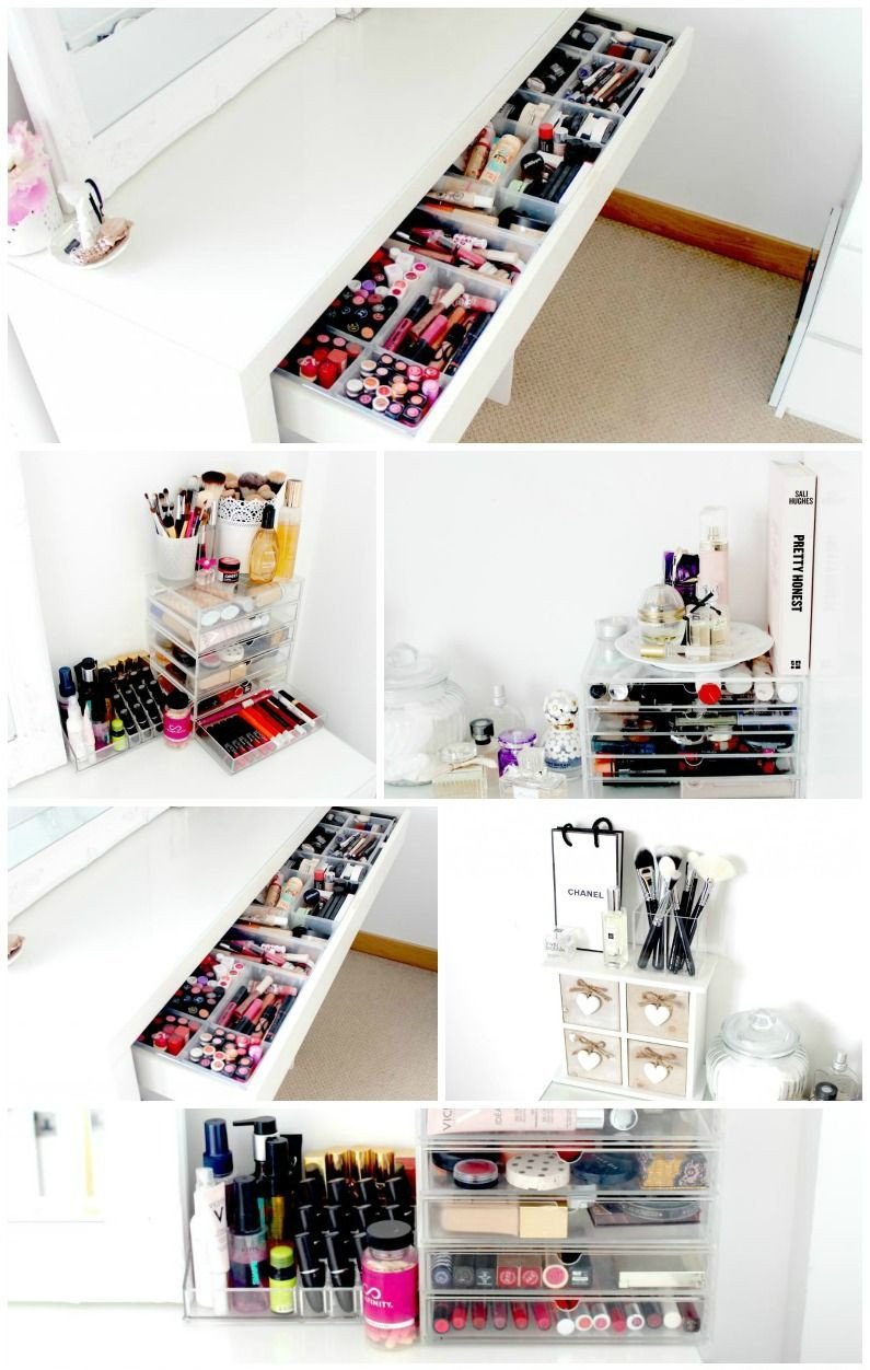 Bedroom Vanity with Drawers Beautiful Makeup and Beauty Storage Ikea Malm Dressing Table Muji