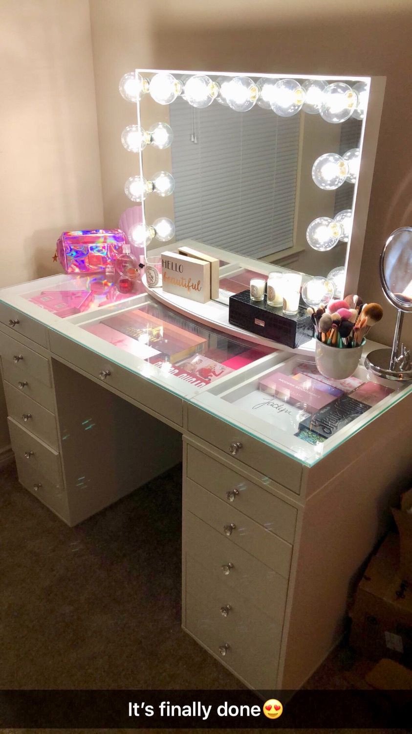 Bedroom Vanity with Drawers Best Of Slaystation Plus 2 0 Tabletop Glow Plus Vanity Mirror