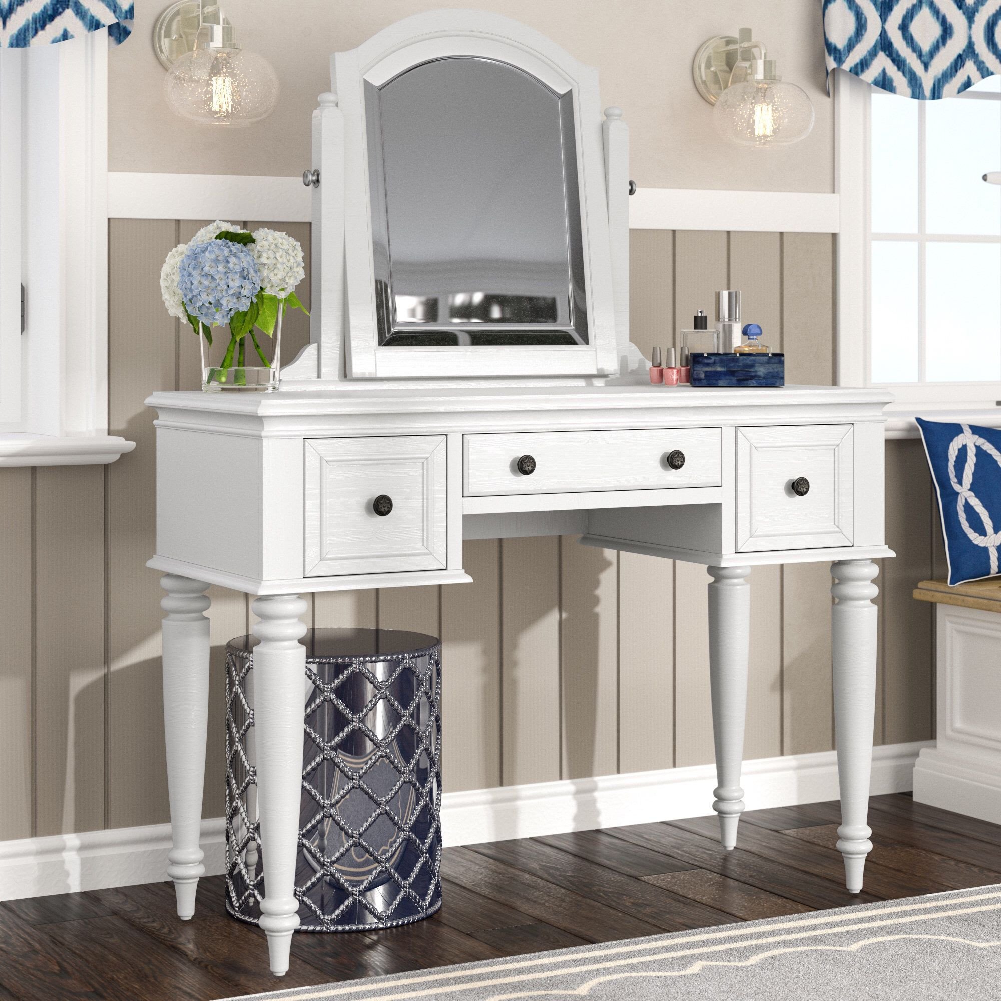 Bedroom Vanity with Drawers Elegant Harrison Vanity with Mirror In 2019 Guest Bedroom