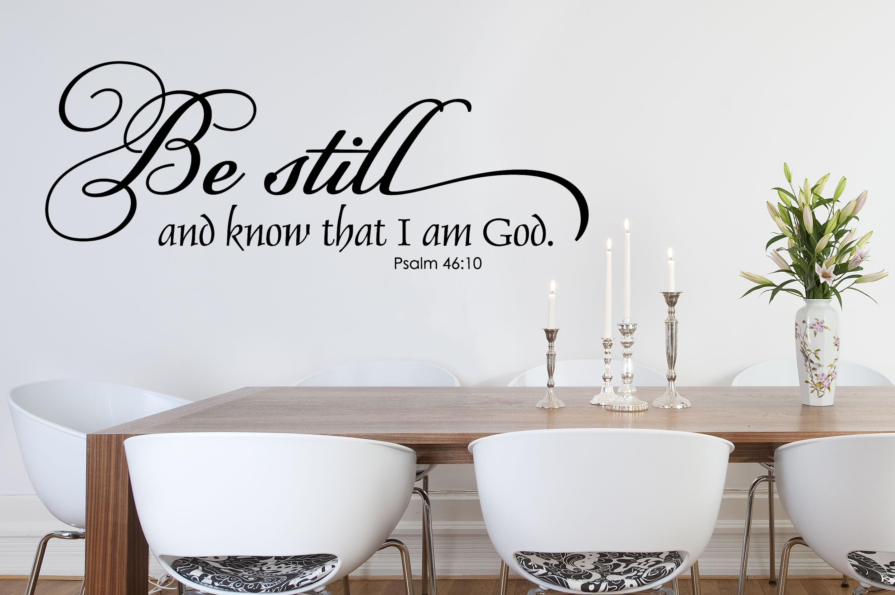 Bedroom Wall Art Stickers Unique Be Still and Know Christian Wall Decal