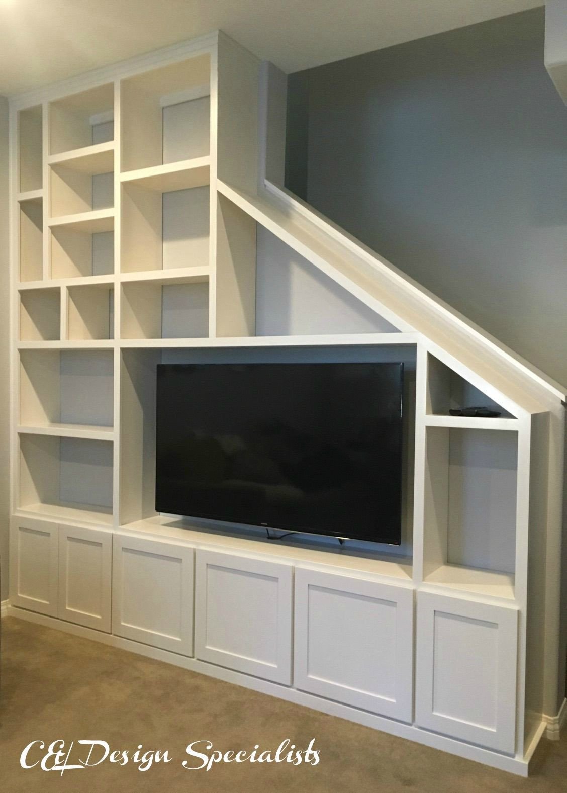 Bedroom Wall Units with Drawers Fresh Entertainment Center Designed to Fit Staircase Wall