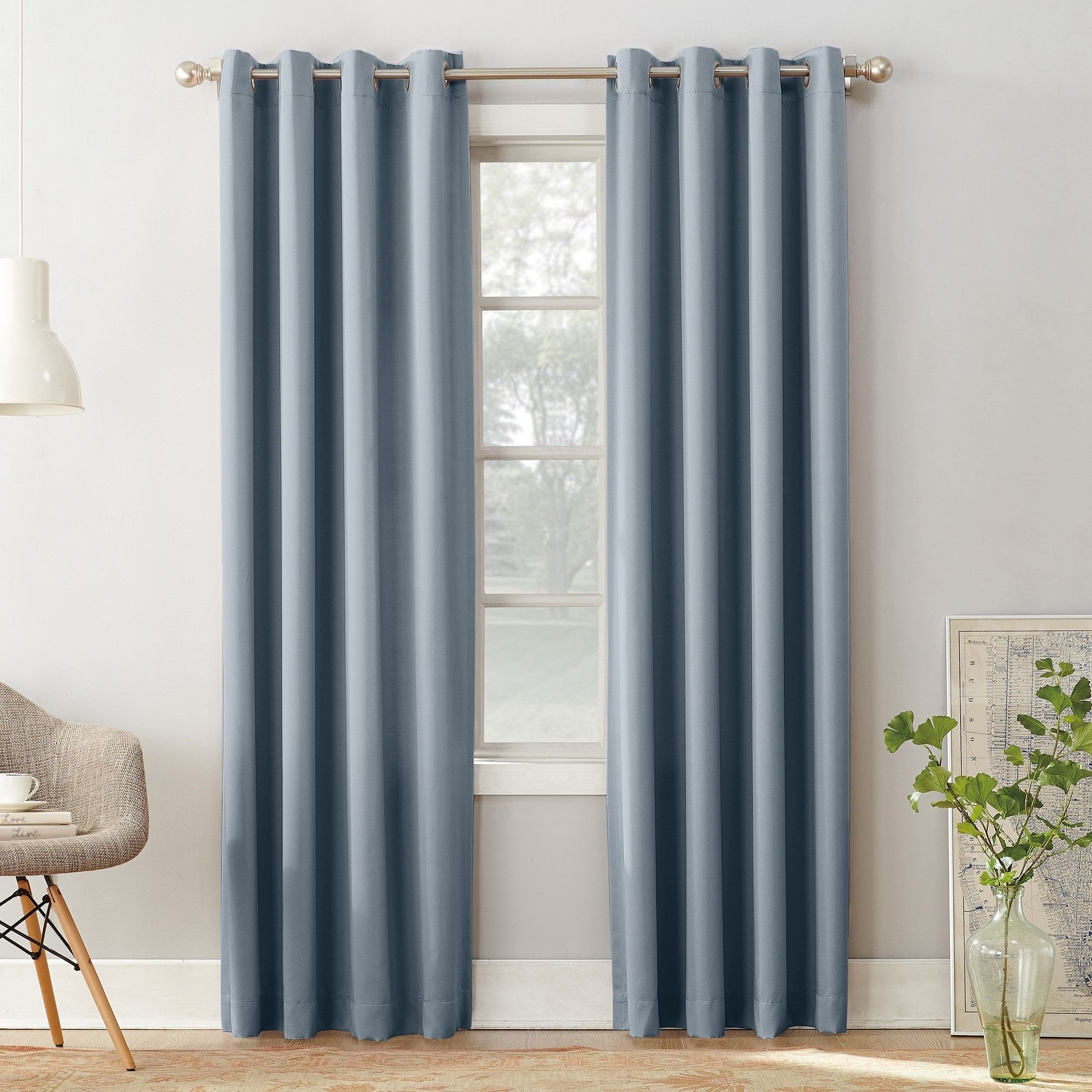 Best Curtains for Bedroom Fresh Seymour Room Darkening Grommet Curtain Panel Vintage Blue 54