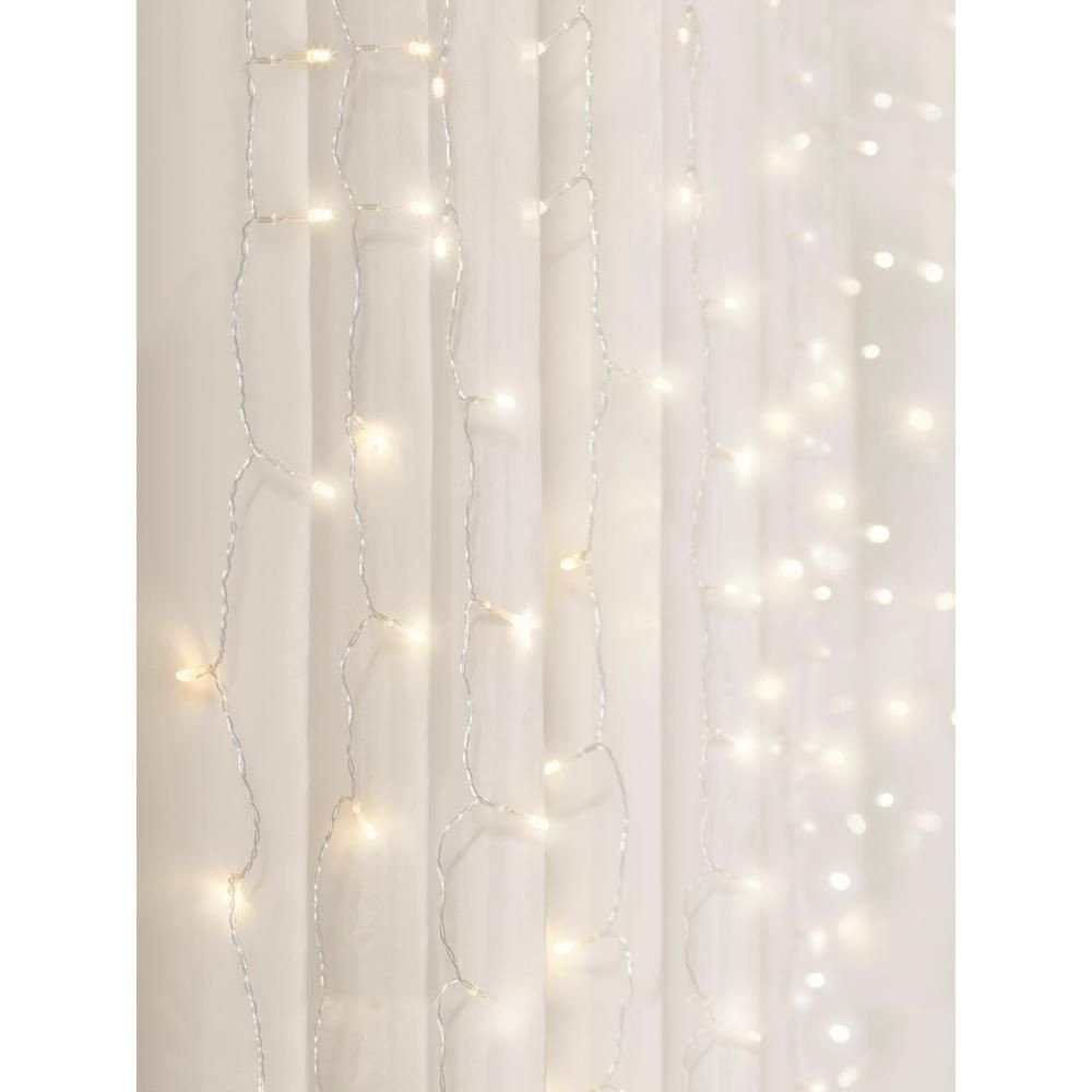 Best String Light for Bedroom Fresh Merkury Innovations 96 Light 4 Ft Warm White Led Curtain