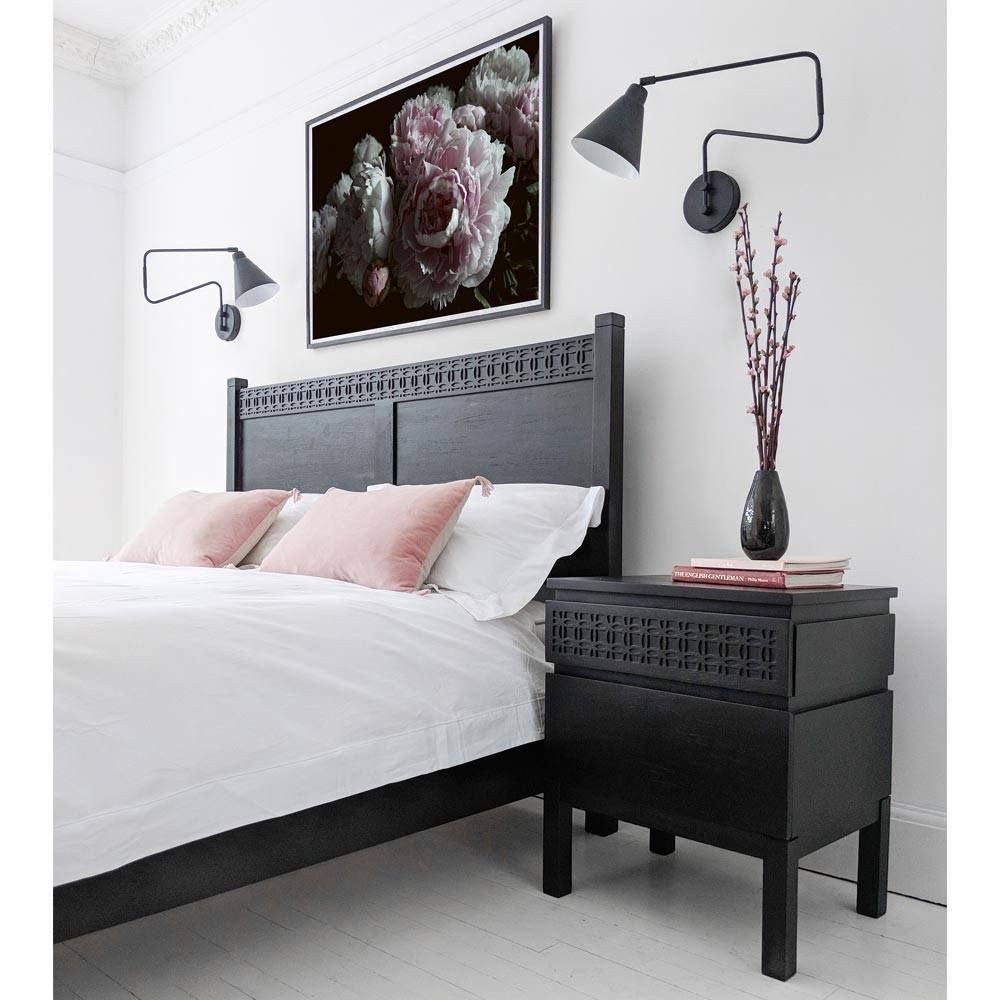 Black Bedroom Side Table Fresh the Hedonist 2 Drawer Bedside Table Aziz S Room