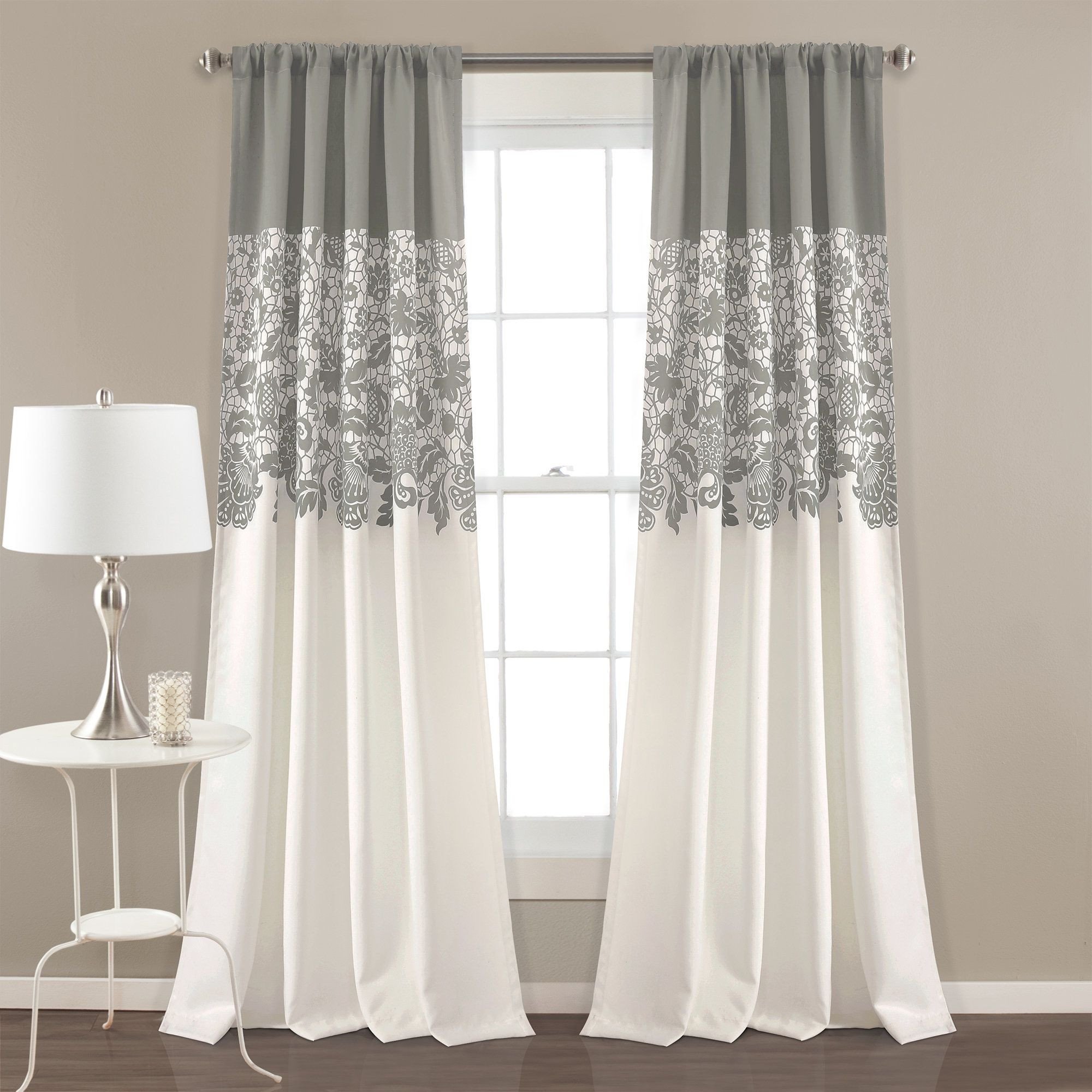 Black Curtains for Bedroom Luxury Santa Fe Print Floral Room Darkening thermal Rod Pocket