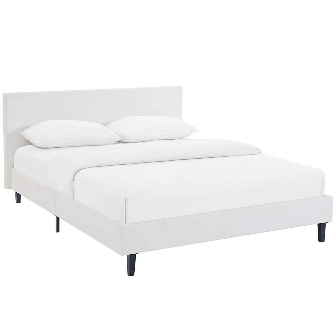 Black Leather Bedroom Set Lovely White Queen Platform Bed — Procura Home Blog