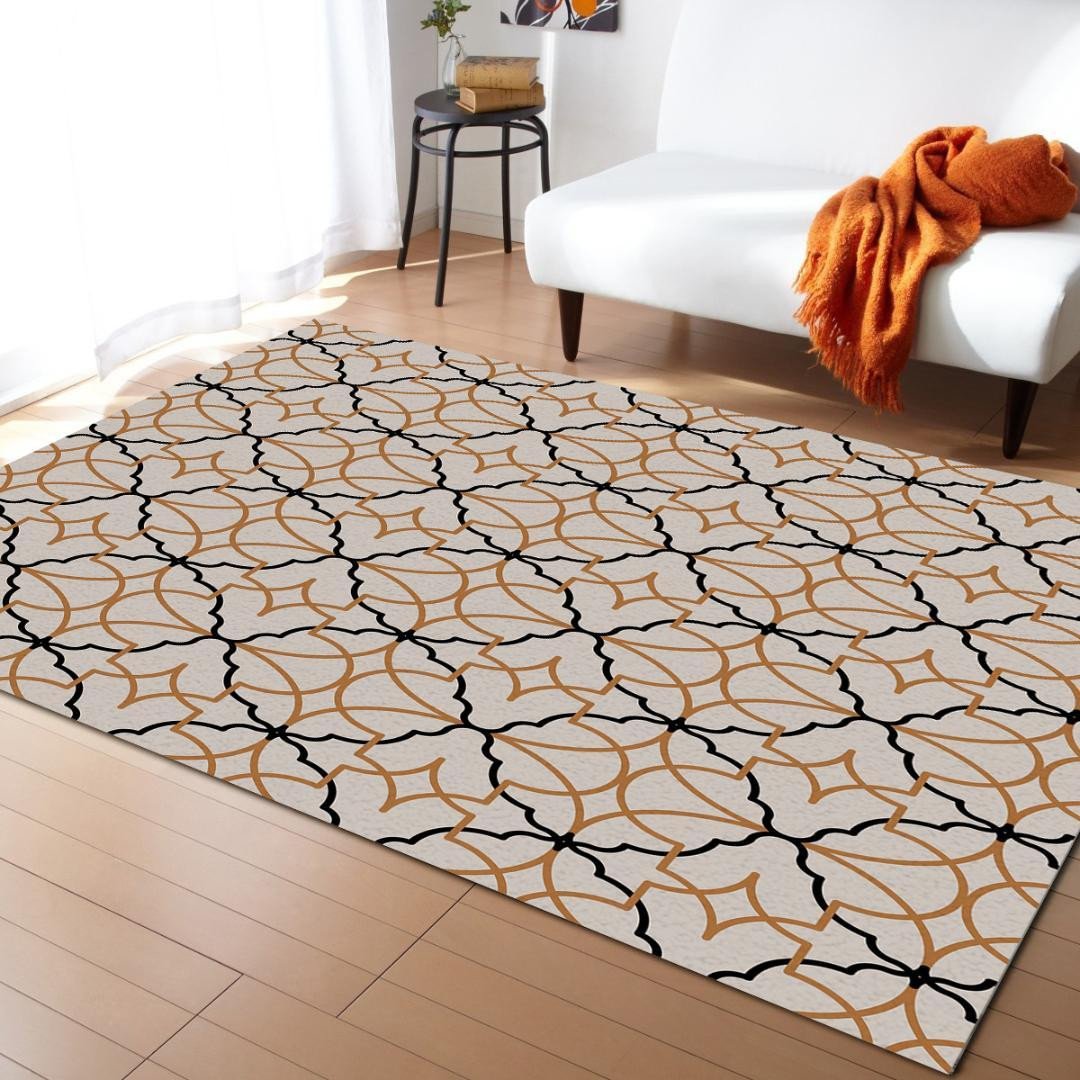 Black Rugs for Bedroom Beautiful Geometric Map Morocco Modern Carpets for Living Room Geometric Rugs Anti Slip Safety Carpet Shaw Carpets Cost Carpet From Williem $32 27