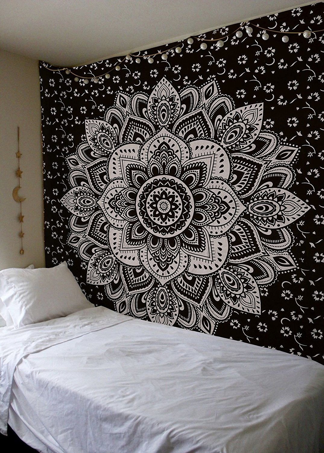 Black White and Gold Bedroom Awesome Amazon Mandala Gold Tapestries Queen Black Silver