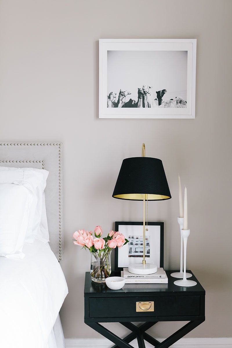 Black White Gold Bedroom Elegant A San Francisco Apartment Rooted In Neutrals