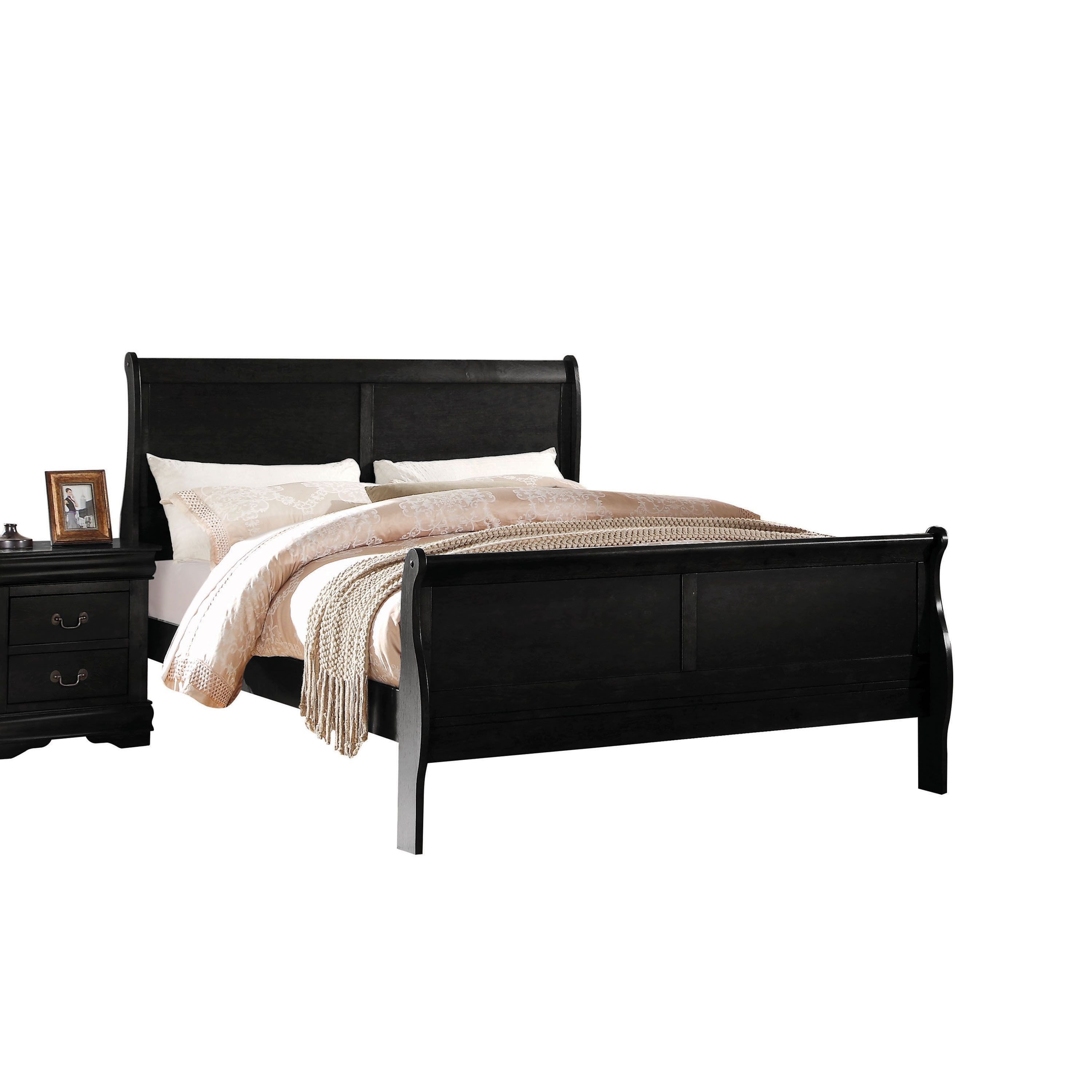 Black Wood Bedroom Set Fresh Acme Furniture Louis Philippe Bed Black Twin Bed 85 X 41