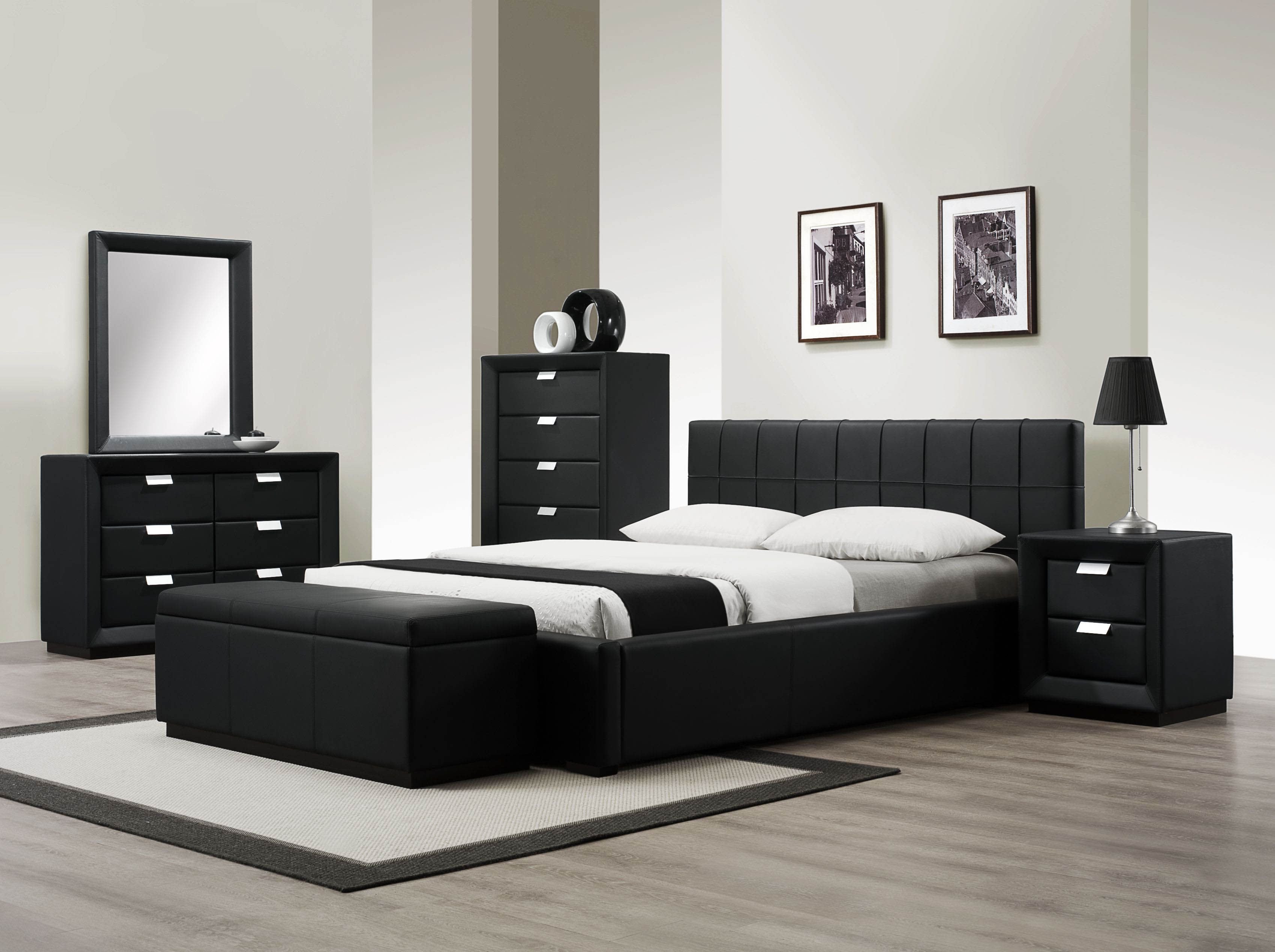 cheap black wood bedroom furniture