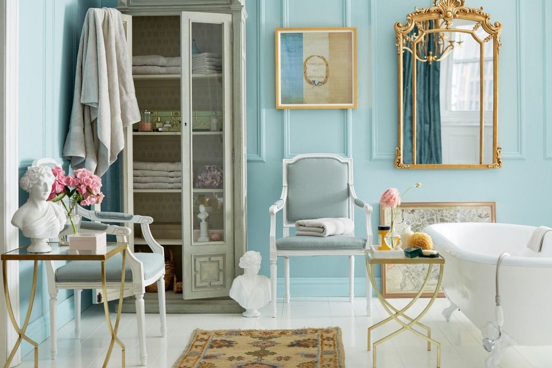 Blue and Gold Bedroom Luxury Obsessed with This Gorgeous Light Blue Gold and White