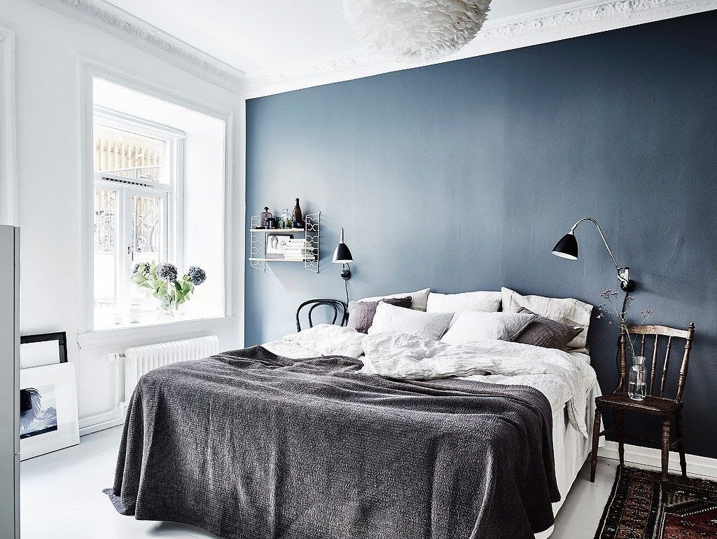 Blue and Gray Bedroom Best Of Blue Bedroom Wall