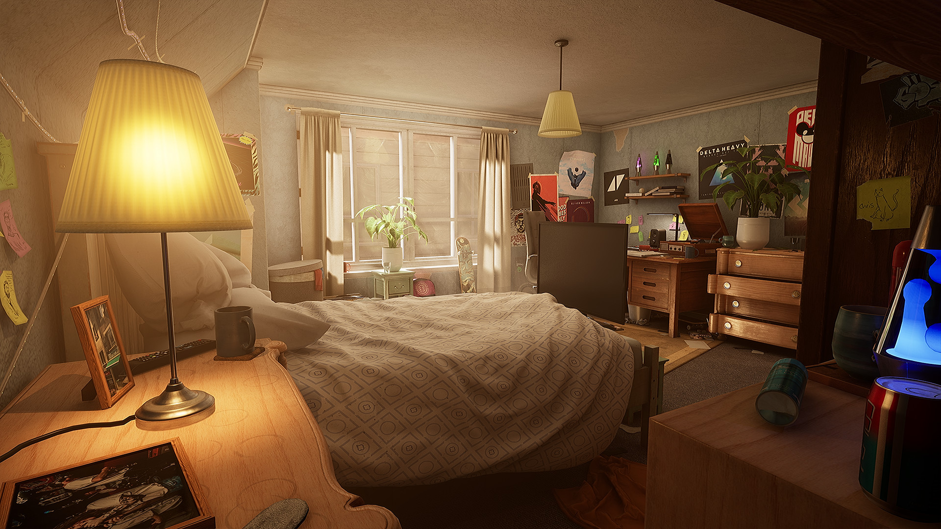 Blue and Tan Bedroom New Wip] [ue4] Teenagers Bedroom — Polycount