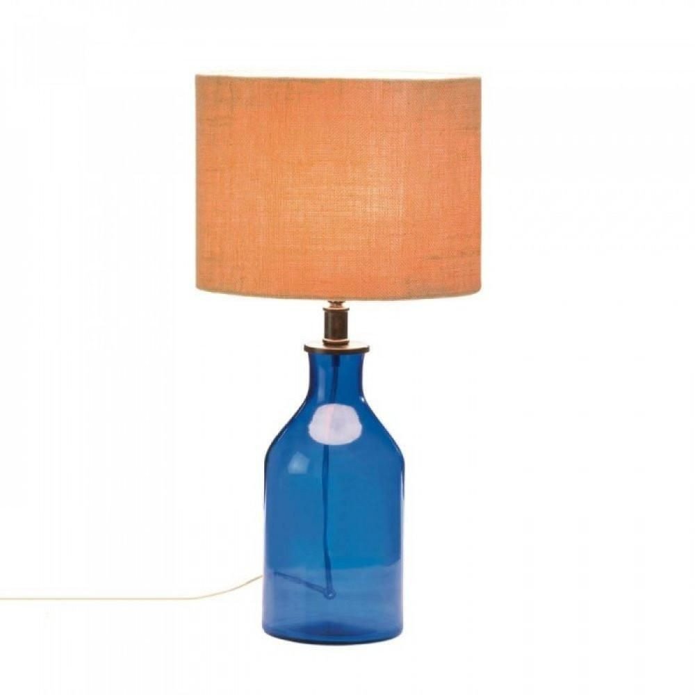 Blue Table Lamps Bedroom Awesome Blue Bottle Table Lamp