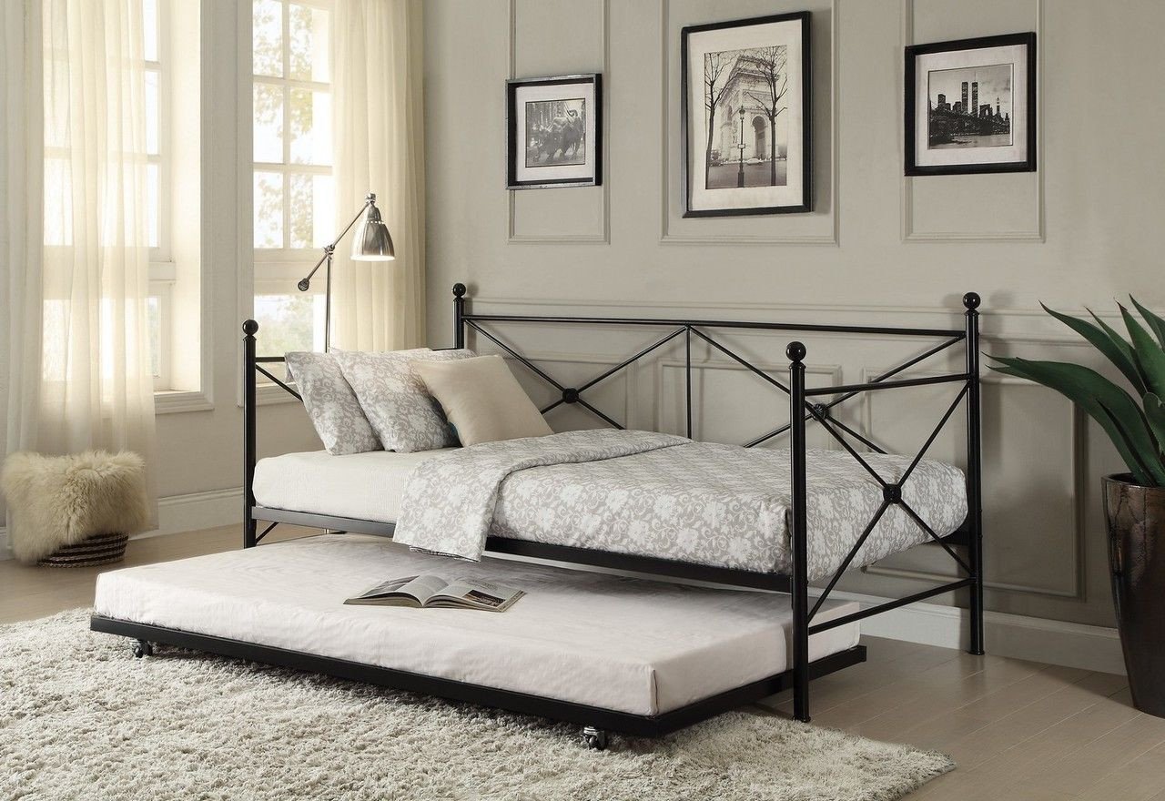 Boy Full Size Bedroom Set Elegant Jones Metal Daybed with Trundle In 2019