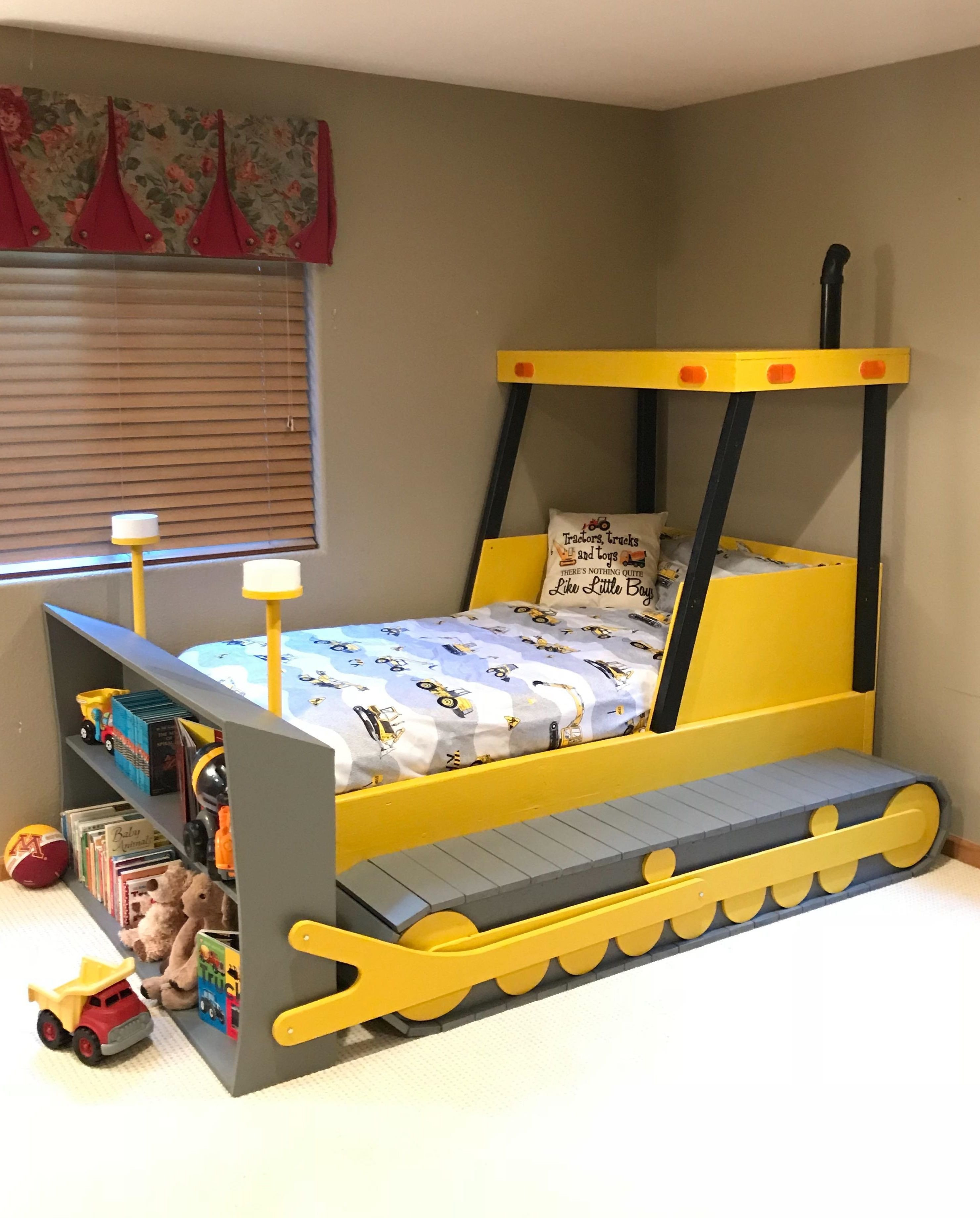 Boy Full Size Bedroom Set Elegant Twin Size Bulldozer Bed Plans Pdf format Create A