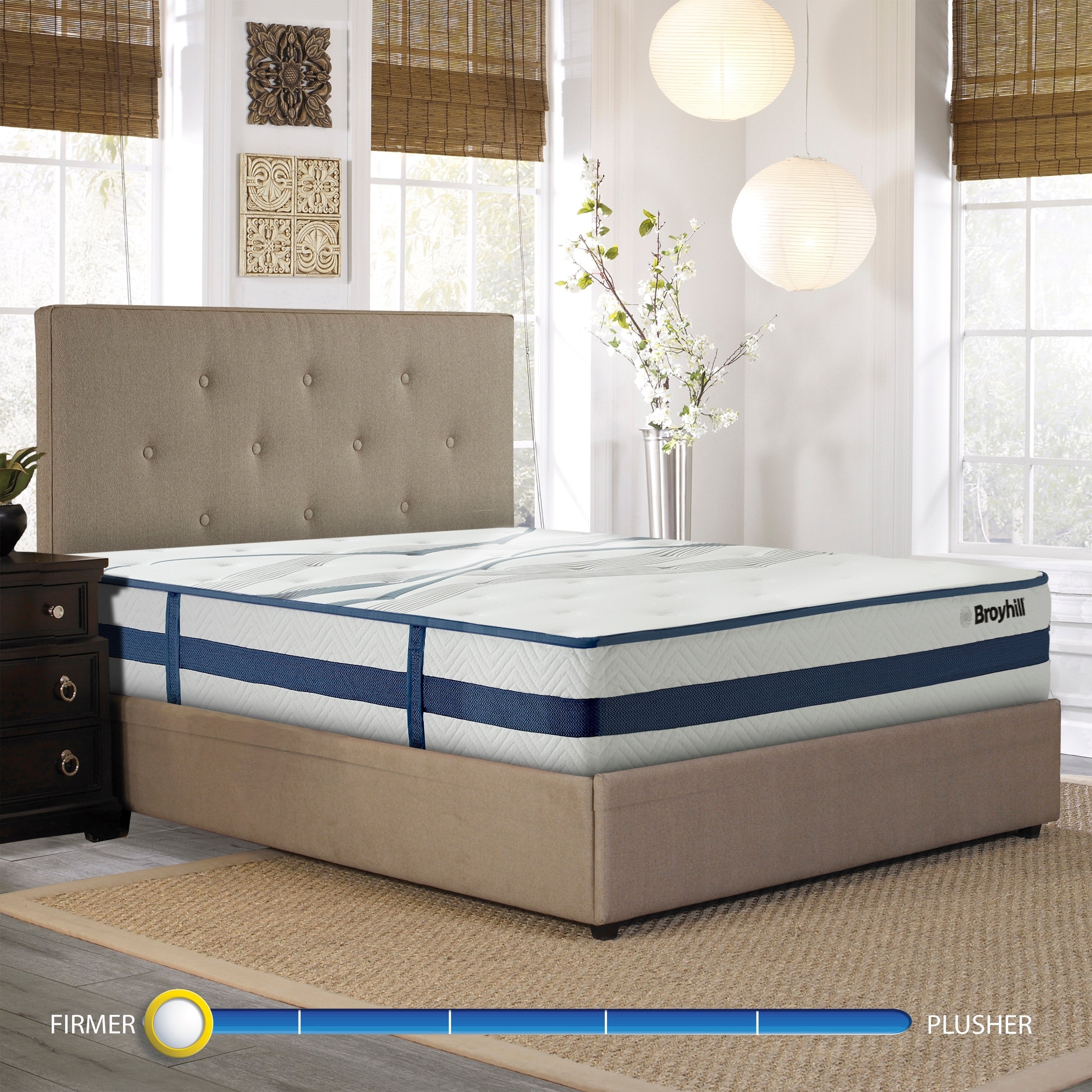 Broyhill King Bedroom Set Unique Broyhill Natural Spring Sapphire Earl 11 Inch Firm Cooling Hybrid Mattress