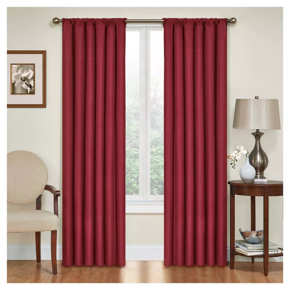 Burgundy Curtains for Bedroom Awesome Kendall thermaback Blackout Curtain Panel Red 42&quot;x95