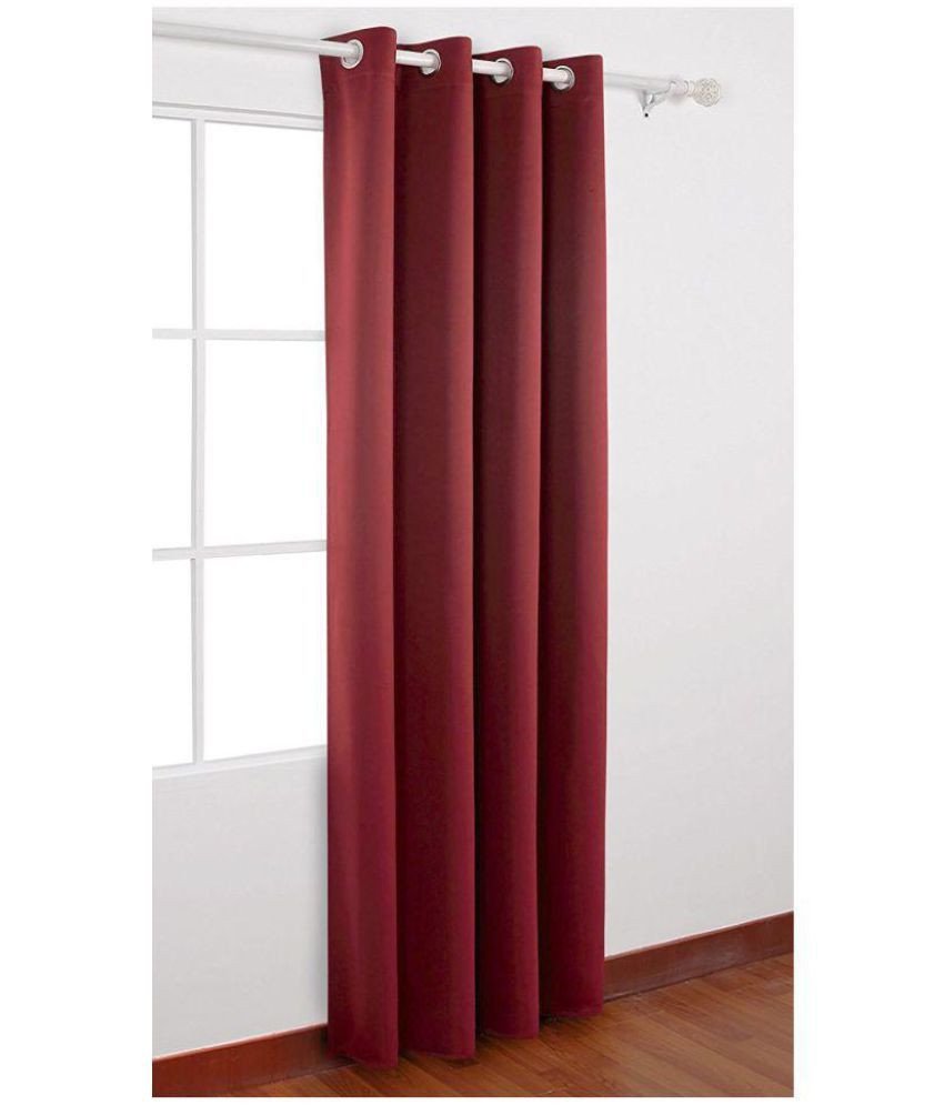 Burgundy Curtains for Bedroom Lovely American Elm Single Door Eyelet Curtains solid Burgundy