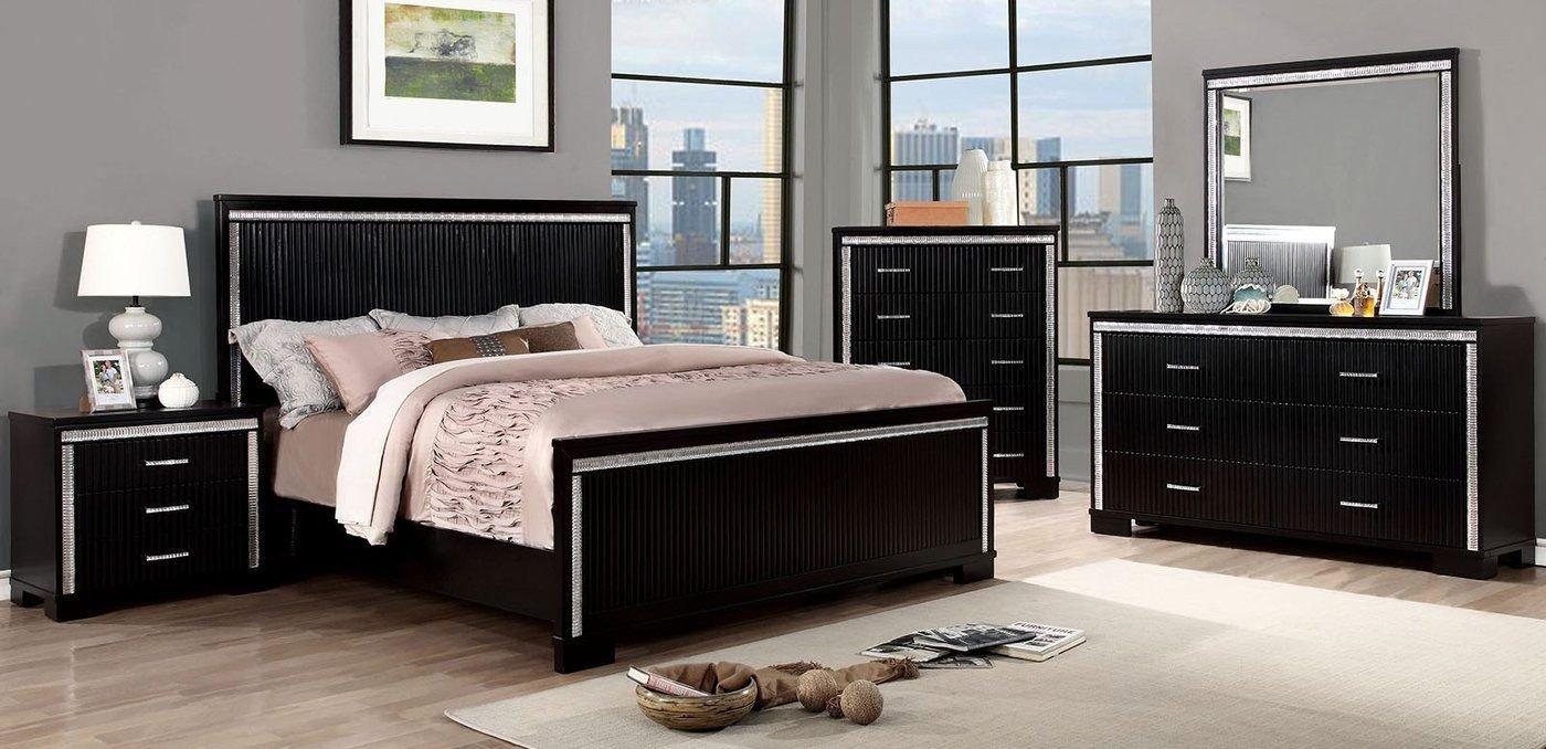 California King Size Bedroom Furniture Set Awesome Furniture America Alver 4 Piece Bedroom Set In 2019